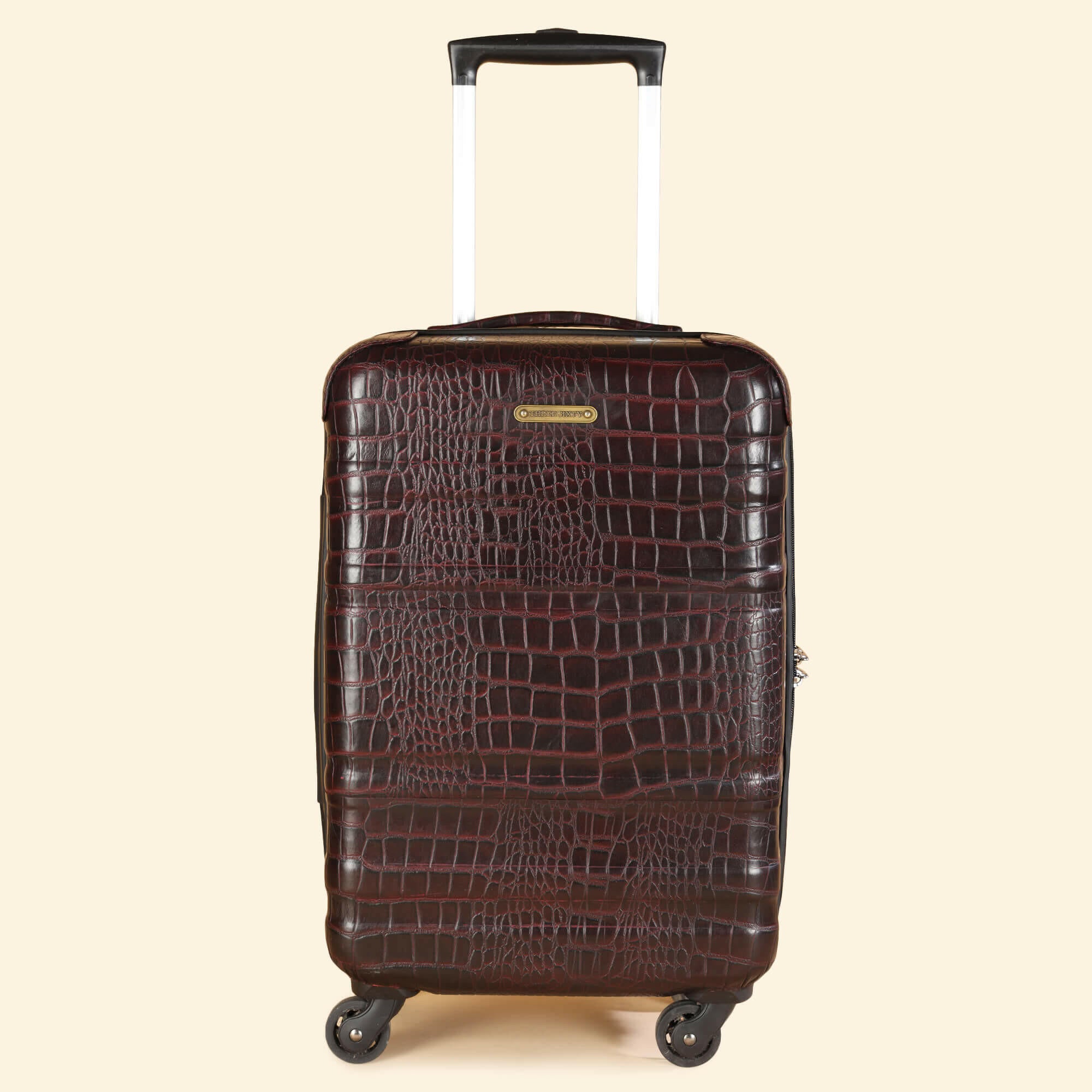 Leather Luggage Sets Crocodile Brand Luggage Antique Ladies