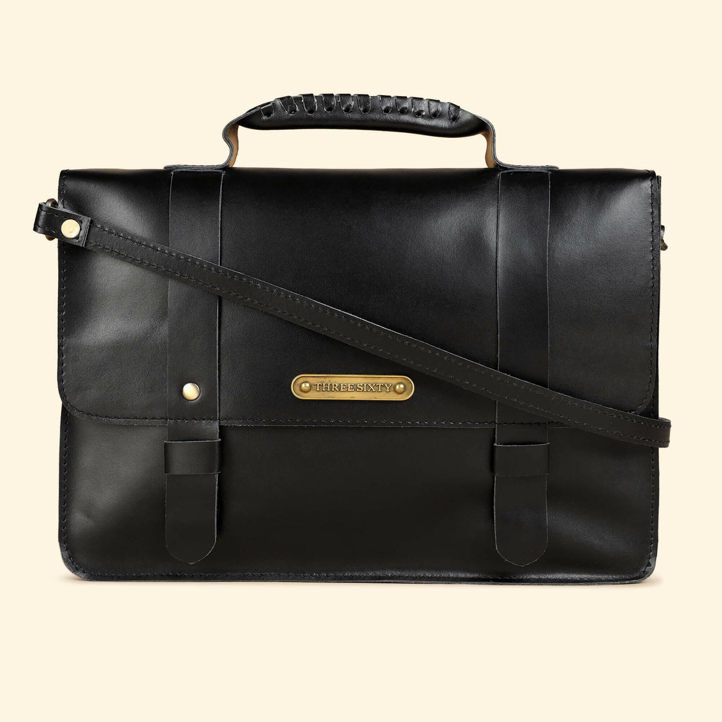 Olgor Utility bag- Genuine Leather Black