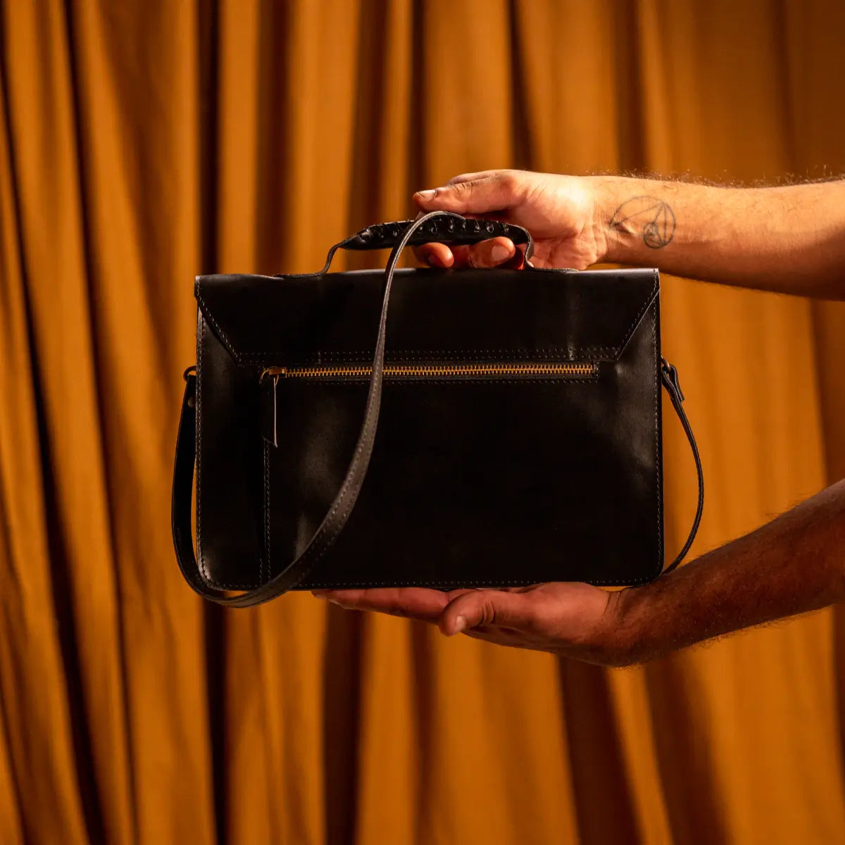 Olgor Utility bag- Genuine Leather Brown