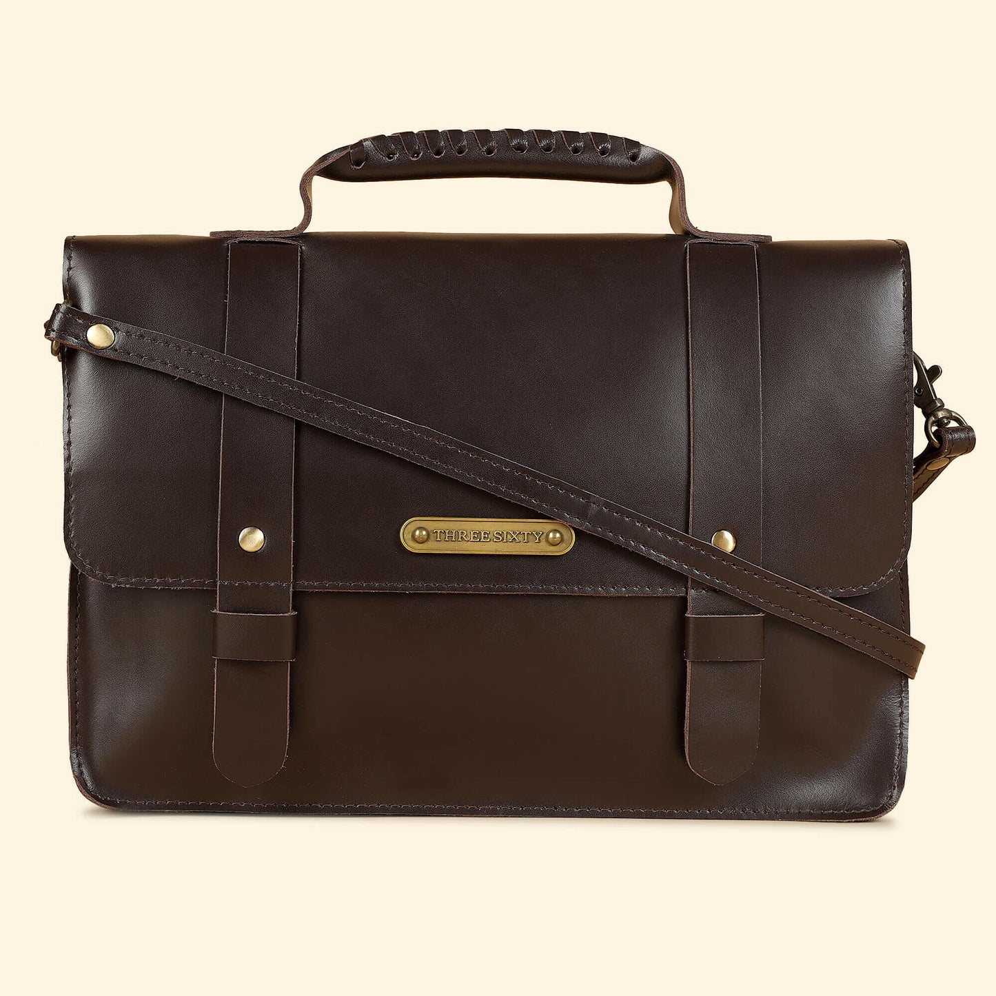 Olgor Utility bag- Genuine Leather Brown