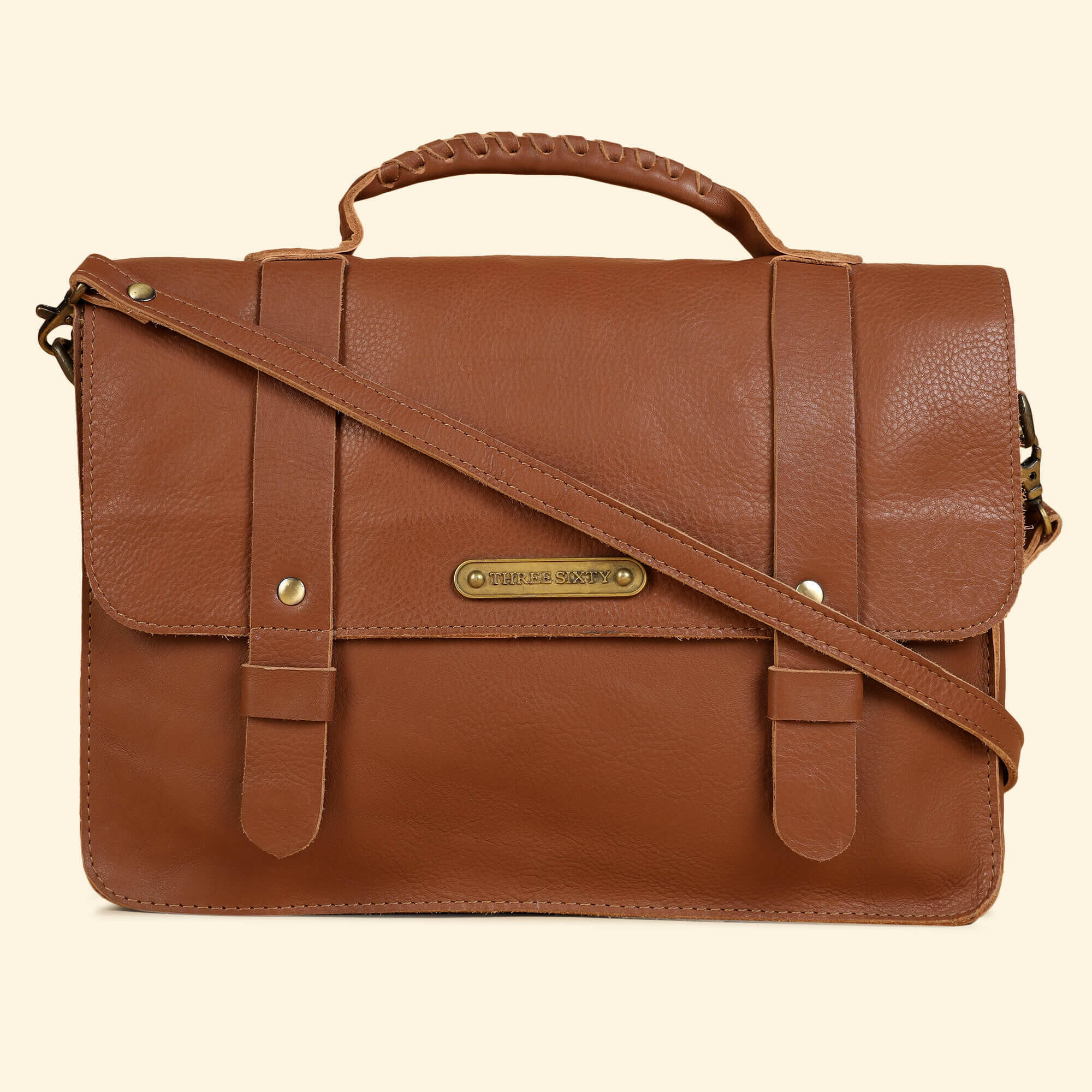 Olgor Utility bag- Genuine Leather Tan