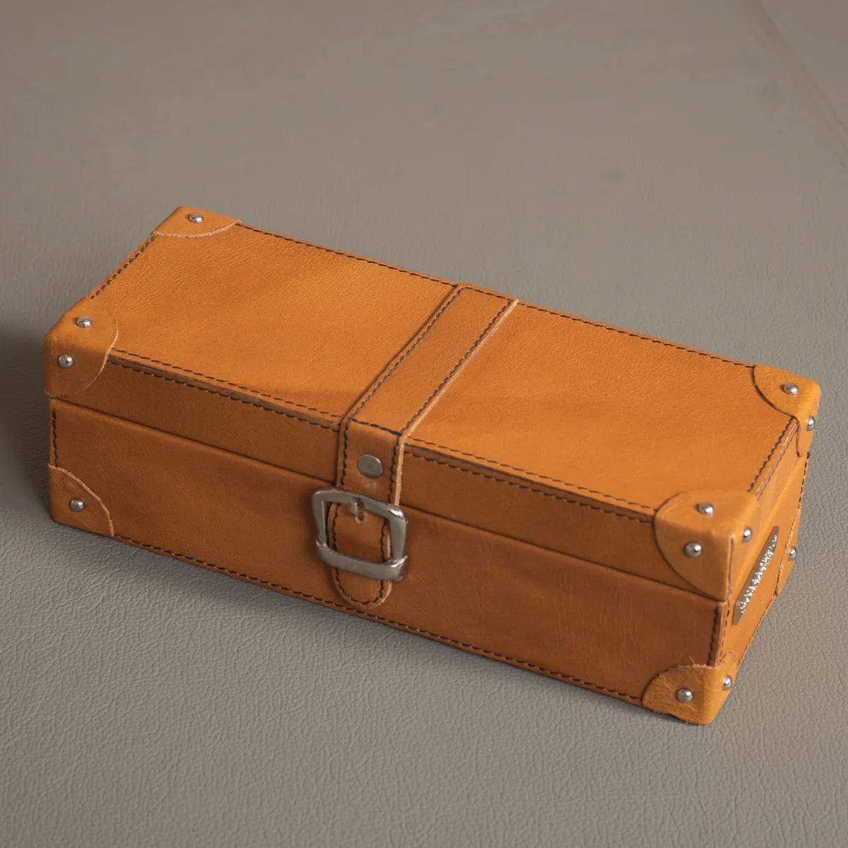 Watch Box of 4 - Tan