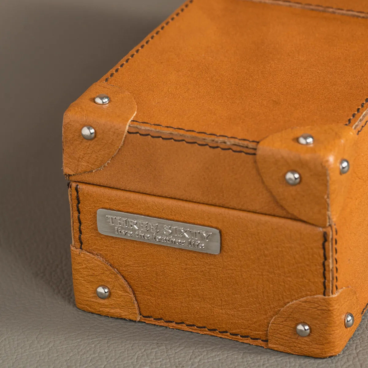 Watch Box of 4 - Tan