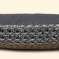 Weave Texture Leather Cushion-Grey
