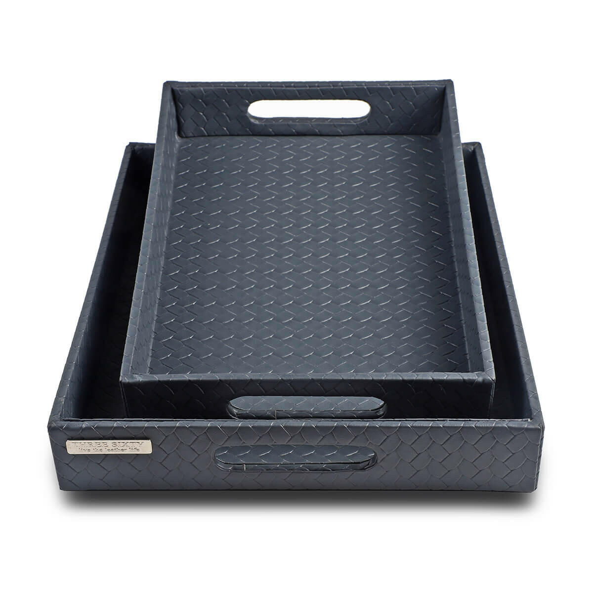Entwine Multipurpose Trays Set Of 2 Grey