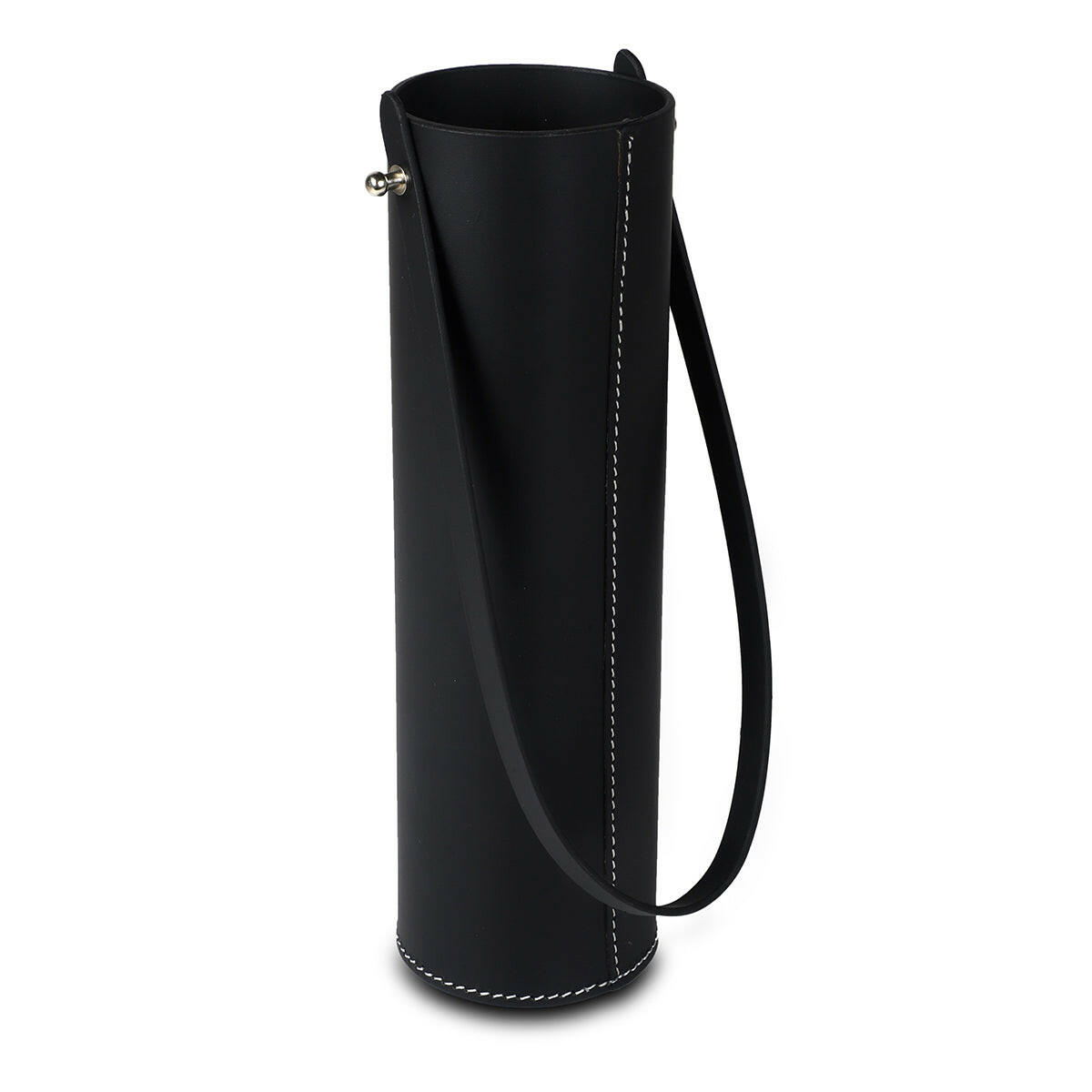 Tall Single Wine Bottle Holder Black