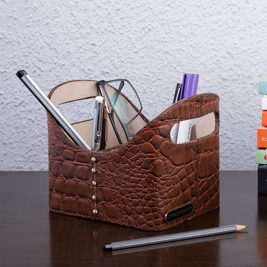 Desk Organiser/Caddy Tan