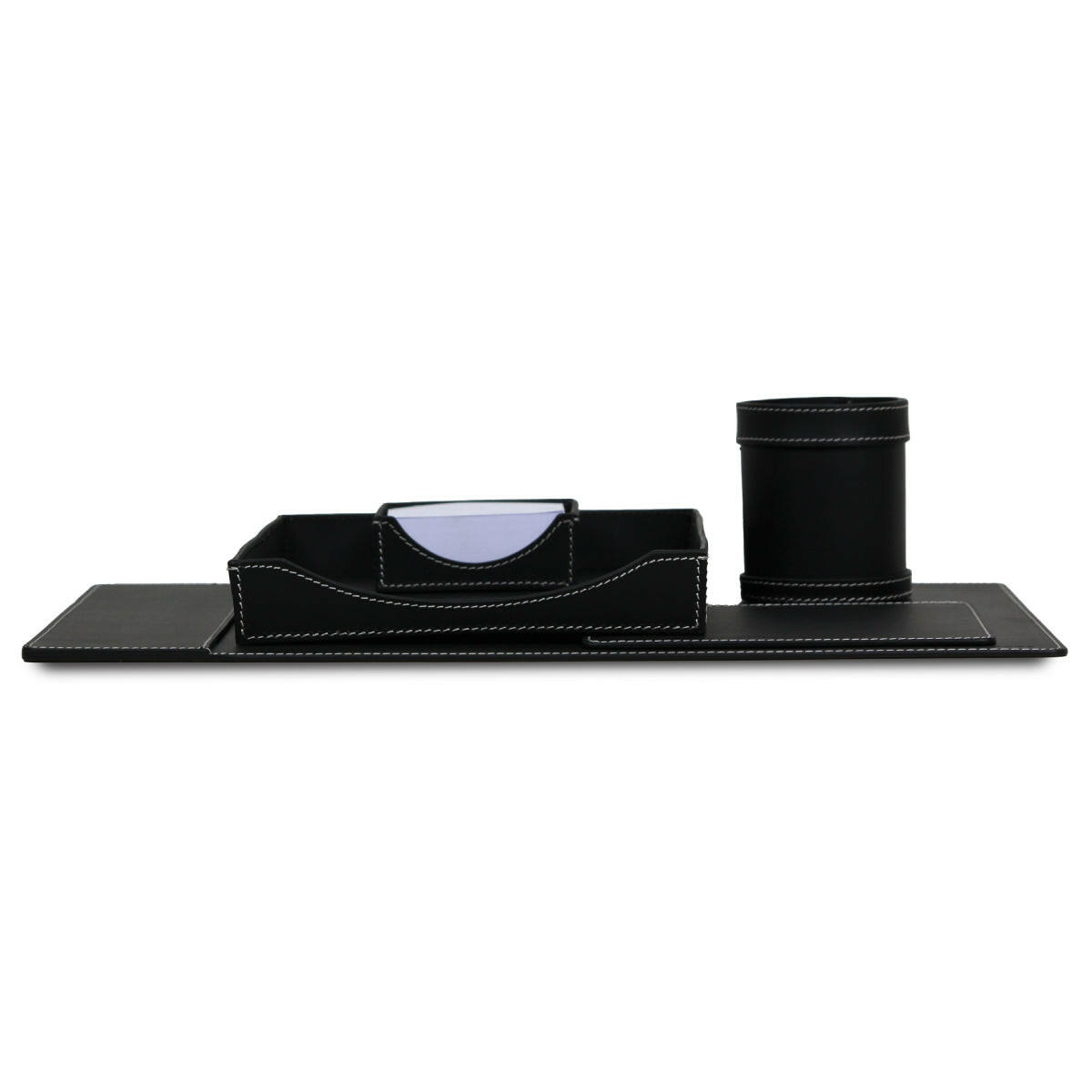 Modella Desktop Set with Mouse Pad Black
