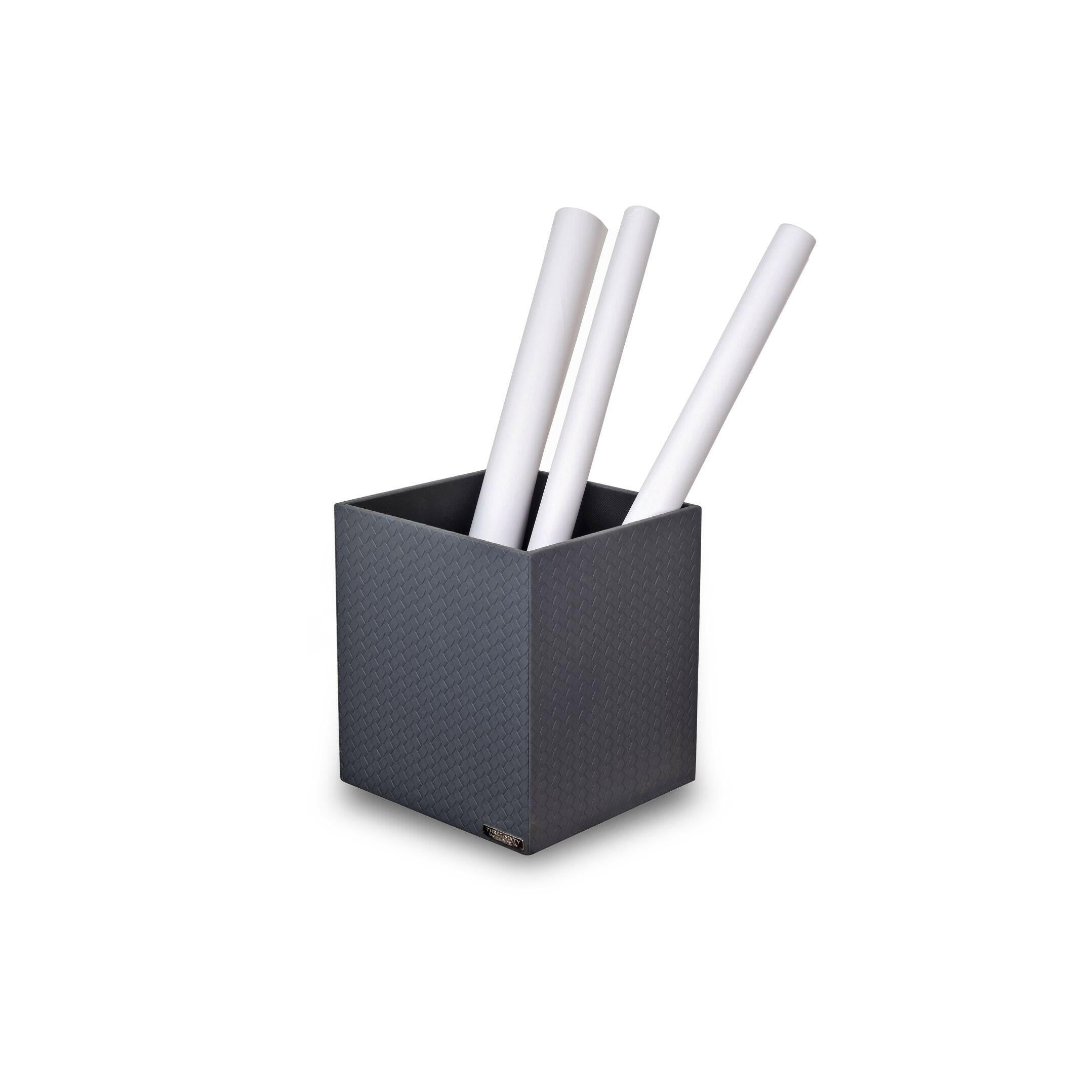 Entwine Taper Waste Bin Grey