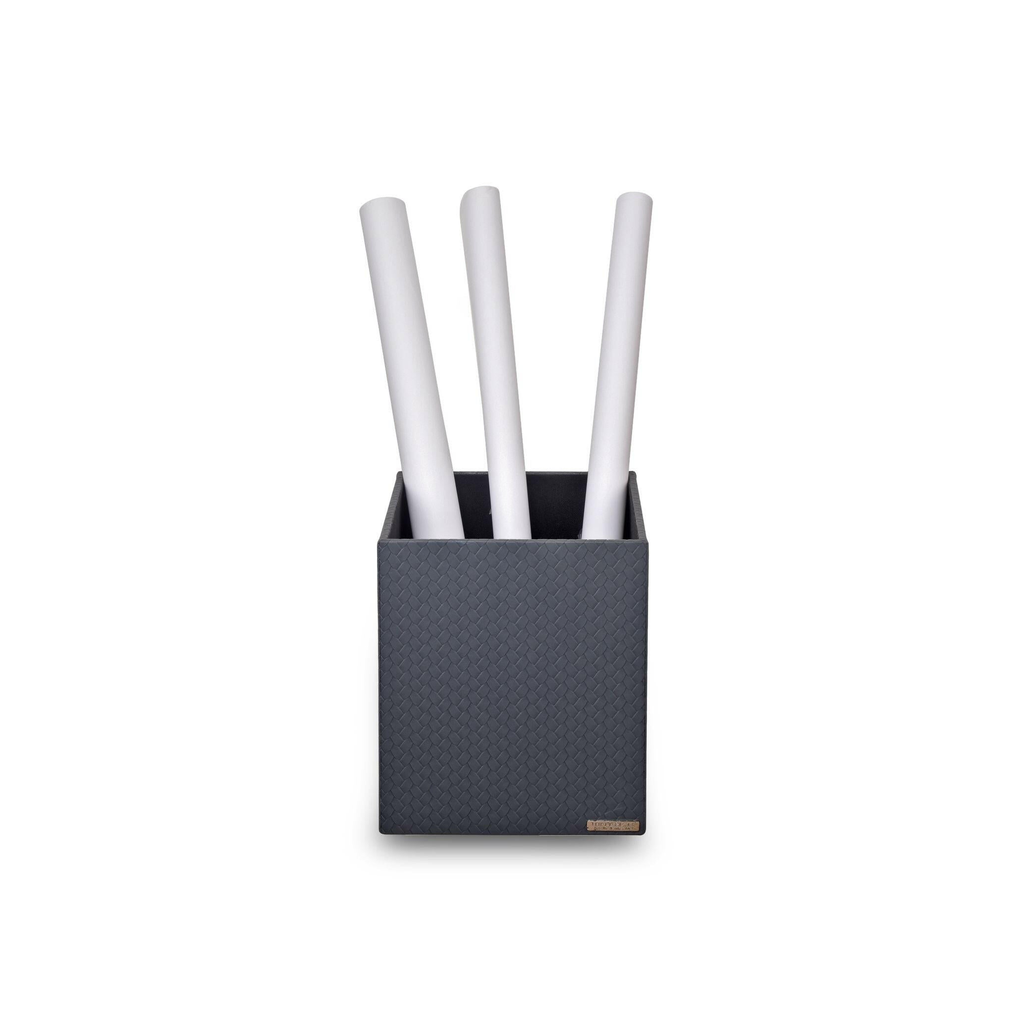 Entwine Taper Waste Bin Grey