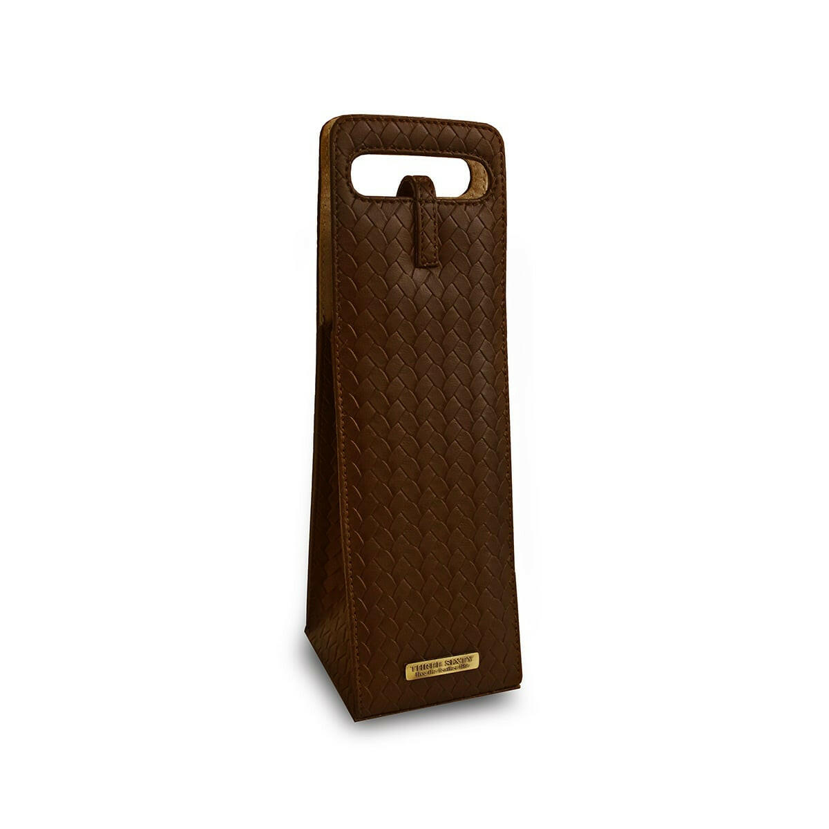 Entwine Wine Bottle Holder Brown