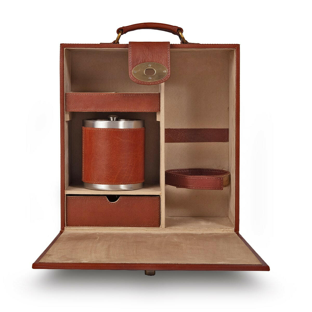 Hyde Portable Briefcase Bar Tan