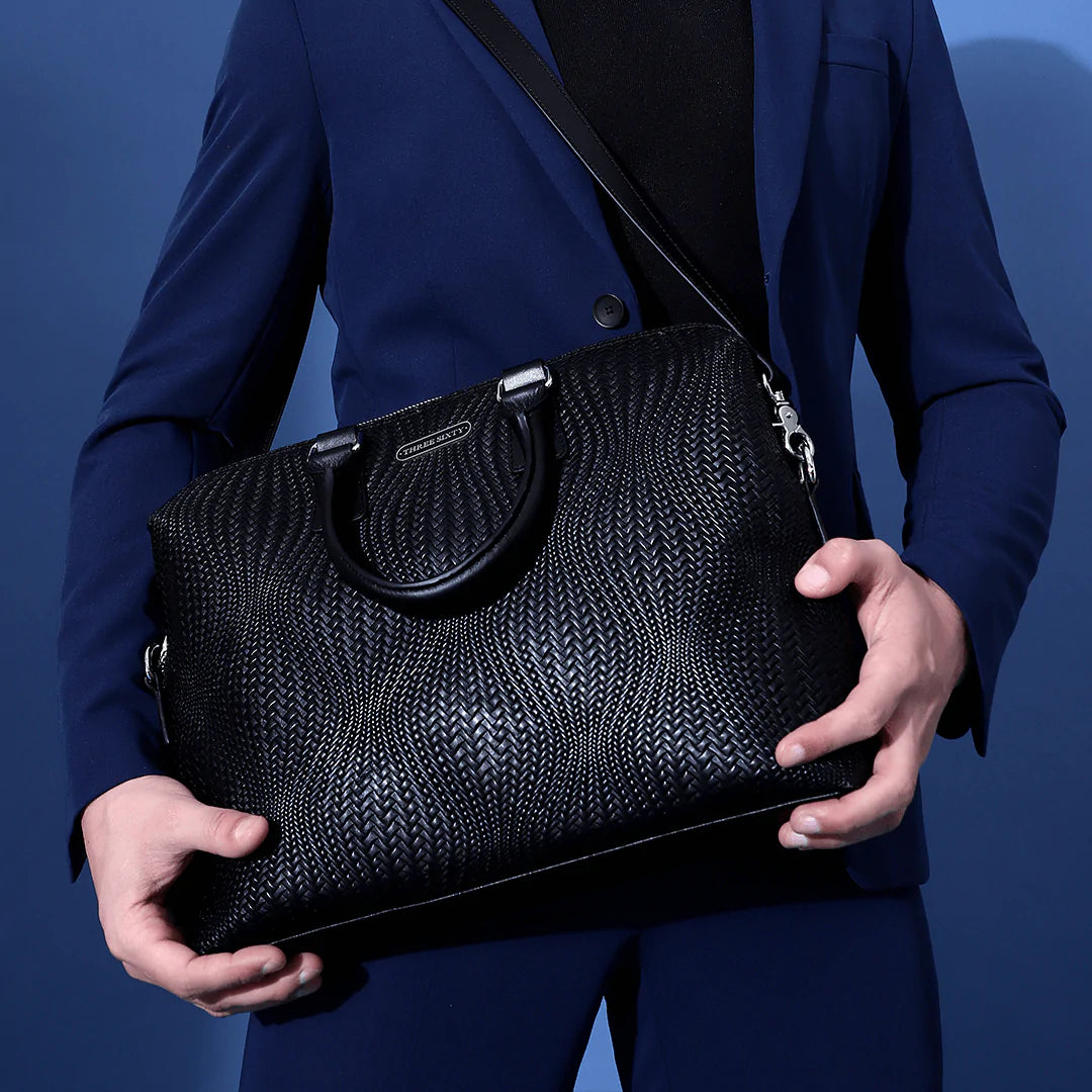 Laptop Bag Weave Collection Black