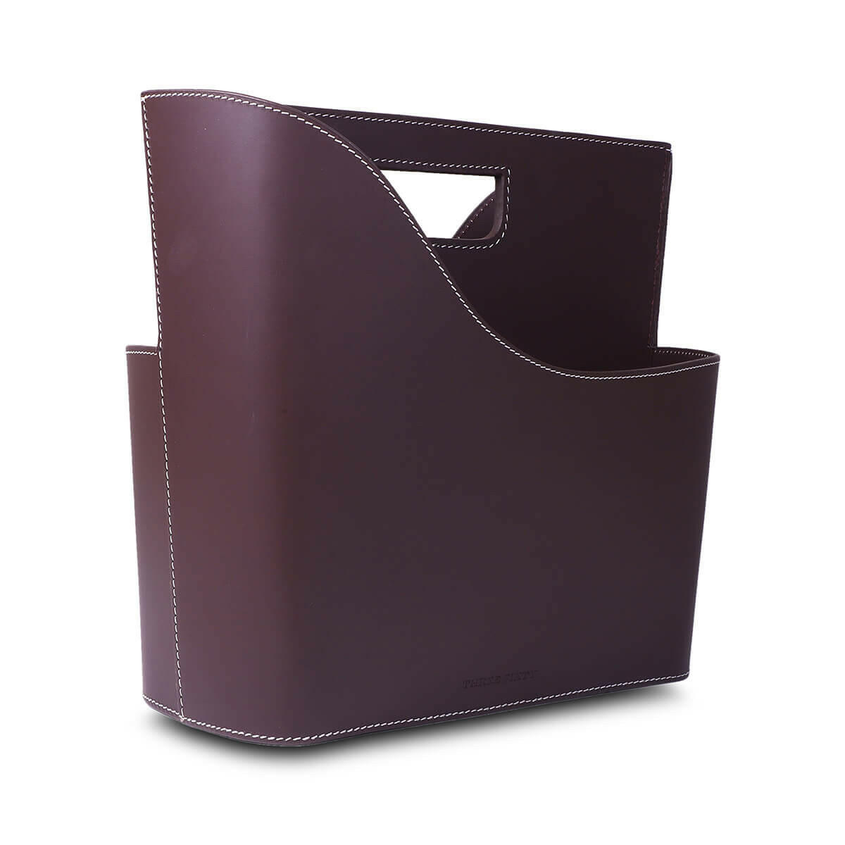 Modella Magazine Holder Bordeaux