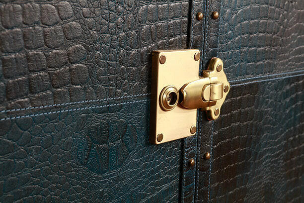 Mandalay Top Open Leather Bar Tan