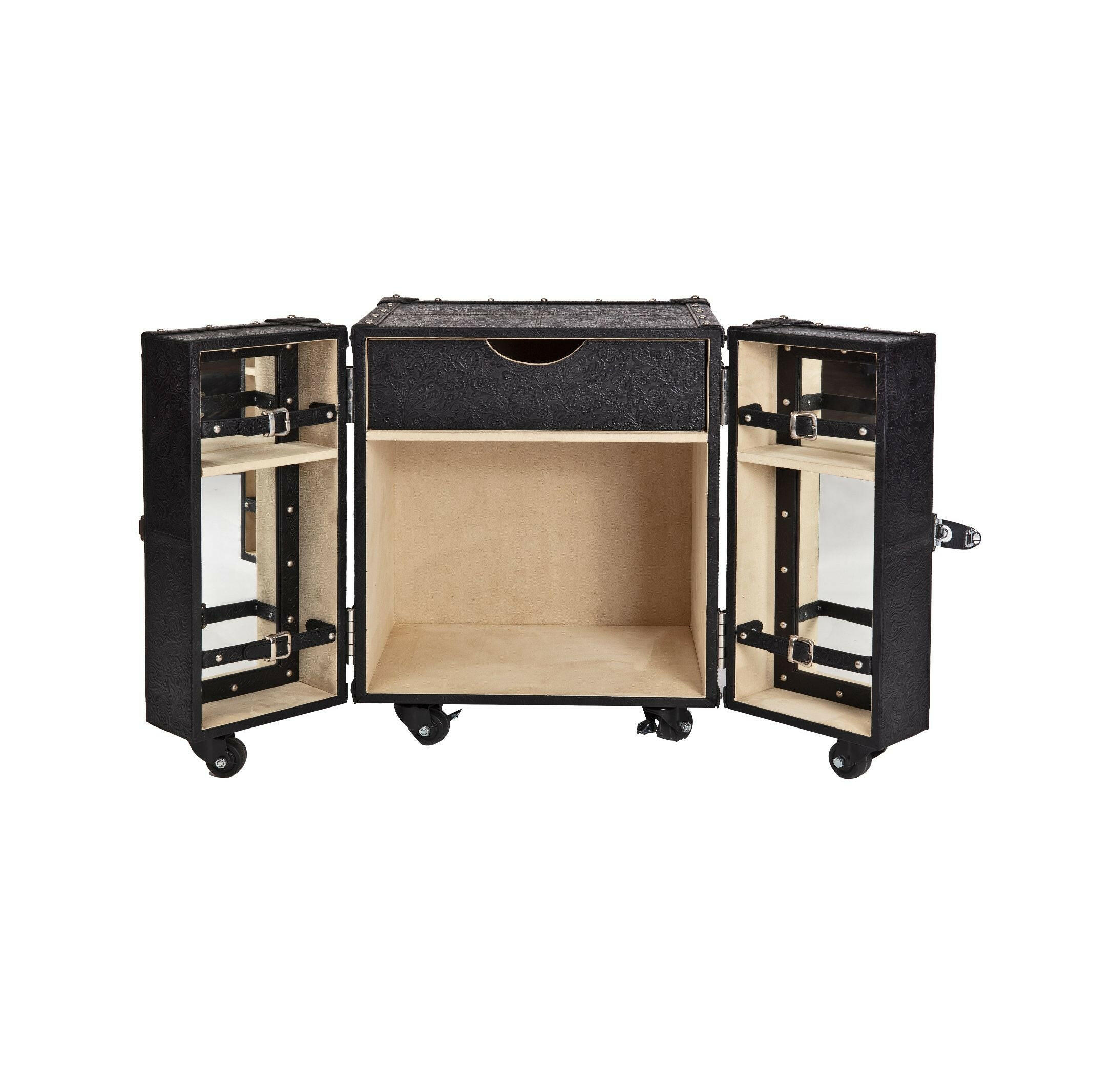 Miami Croco Small Sachin Bar Black