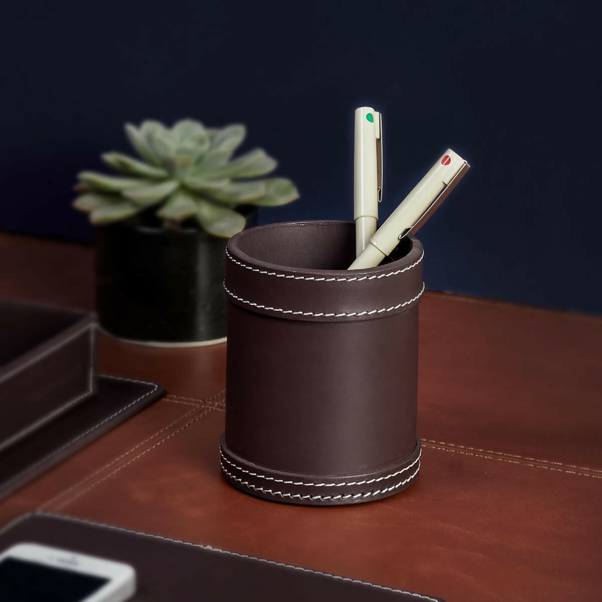 Modella Pen Holder Bordeaux