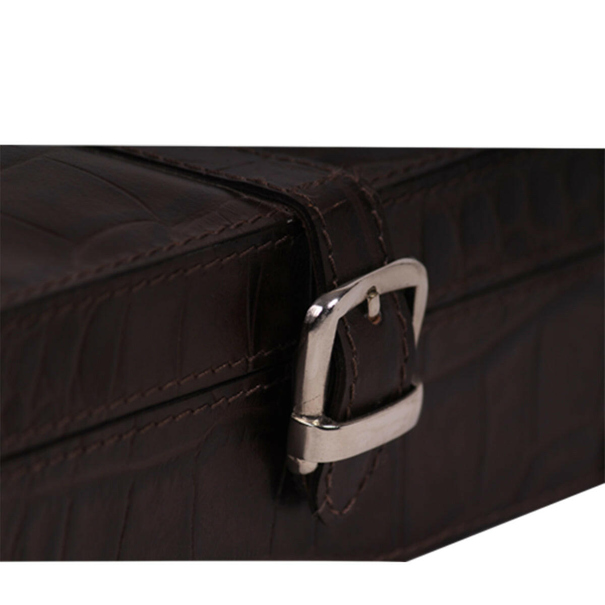 Eden Watch Box of 4 - Brown Croco