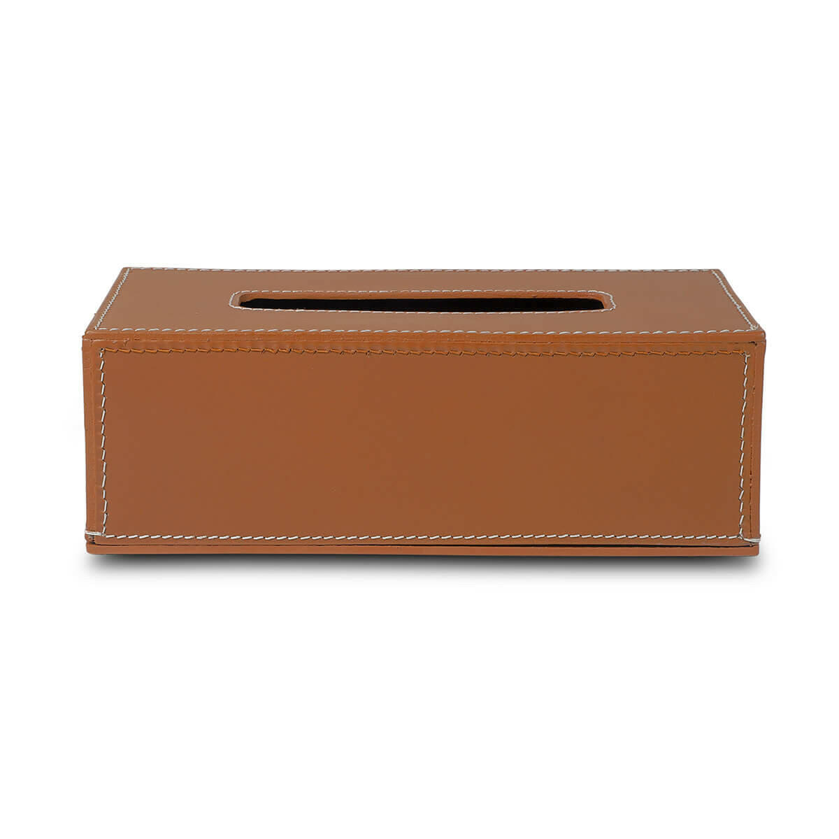Modella Tissue Box Holder Cognac