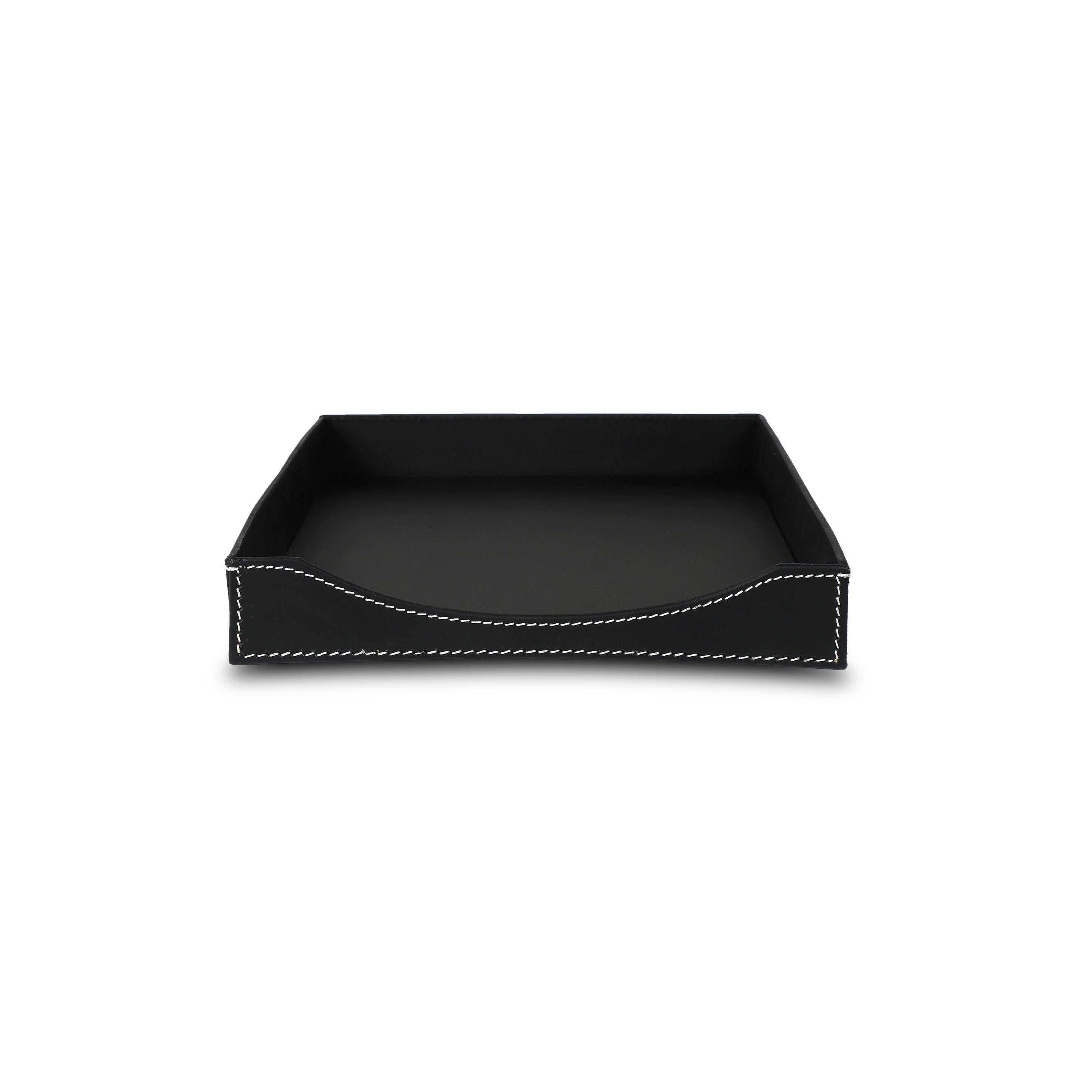 Modella A4 Paper Letter Organizer Black