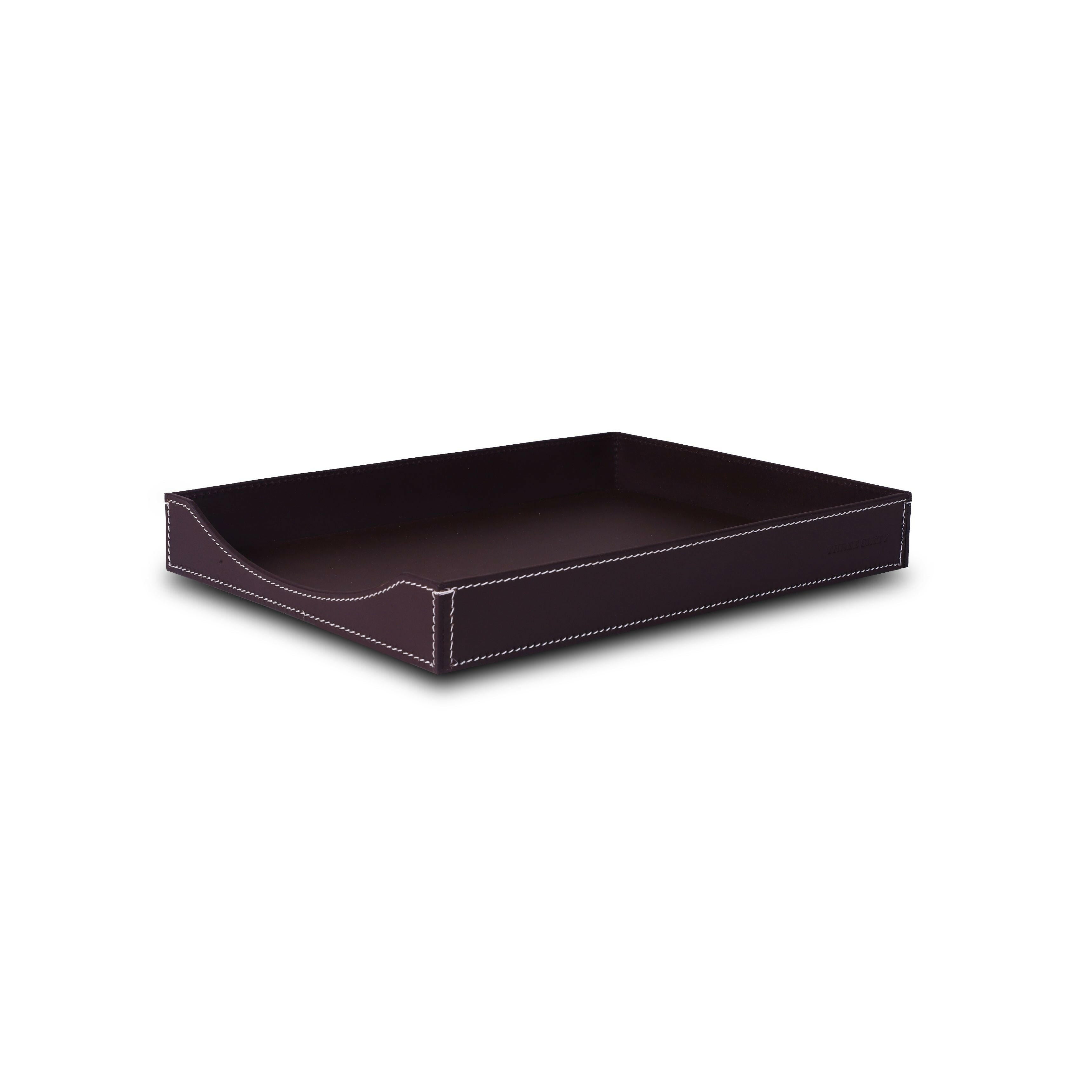 Modella A4 Paper Letter Organizer Bordeaux