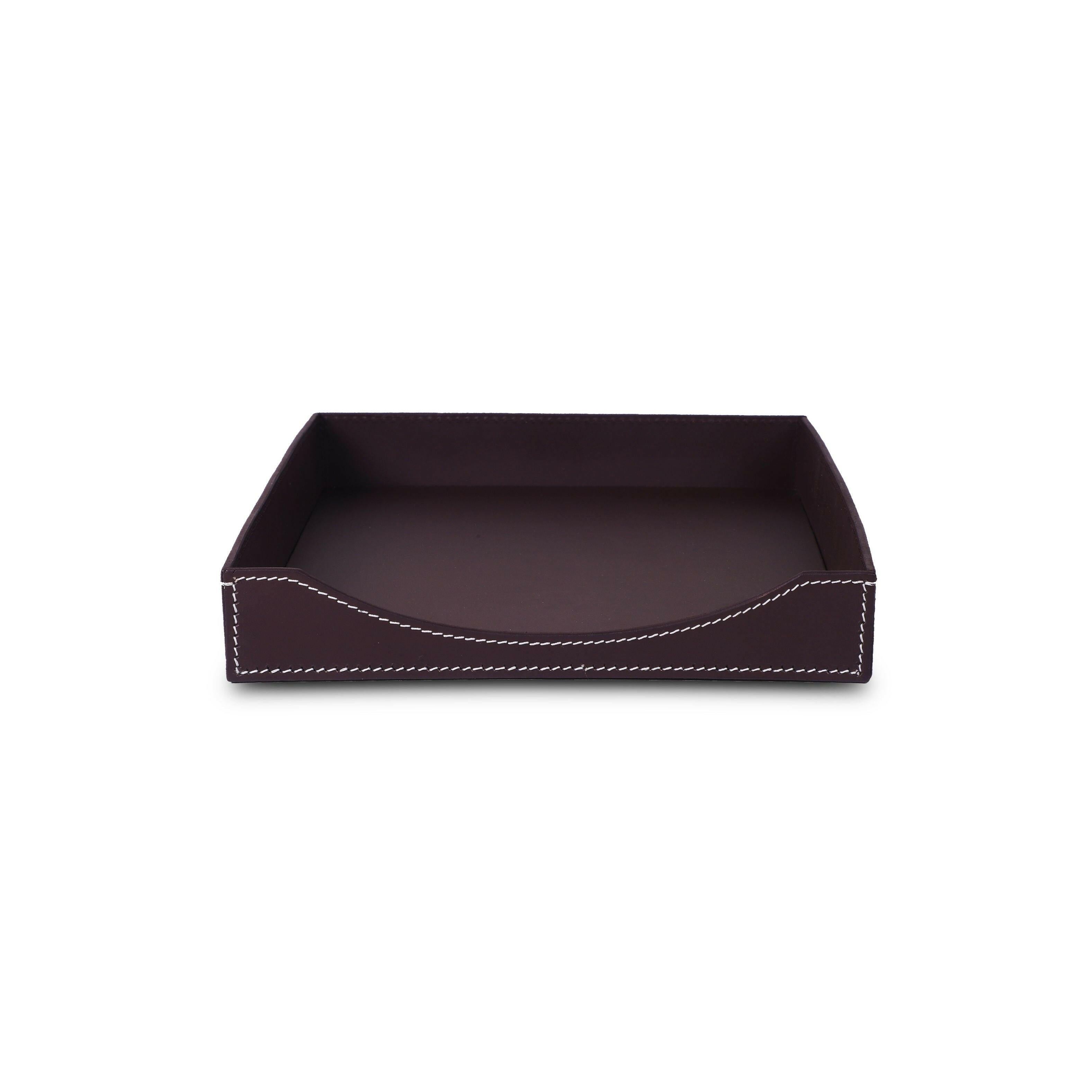 Modella A4 Paper Letter Organizer Bordeaux