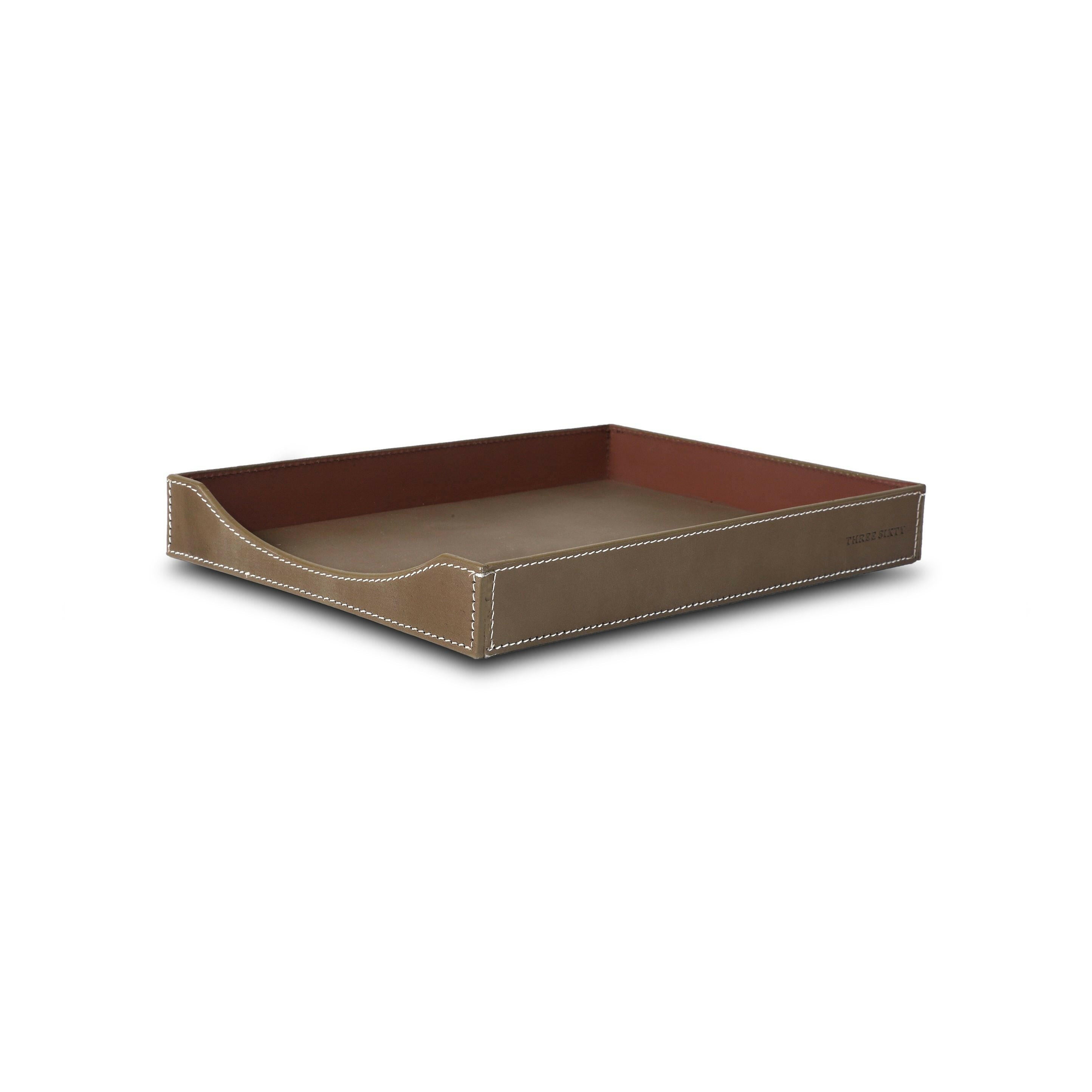 Modella A4 Paper Letter Organizer Taupe