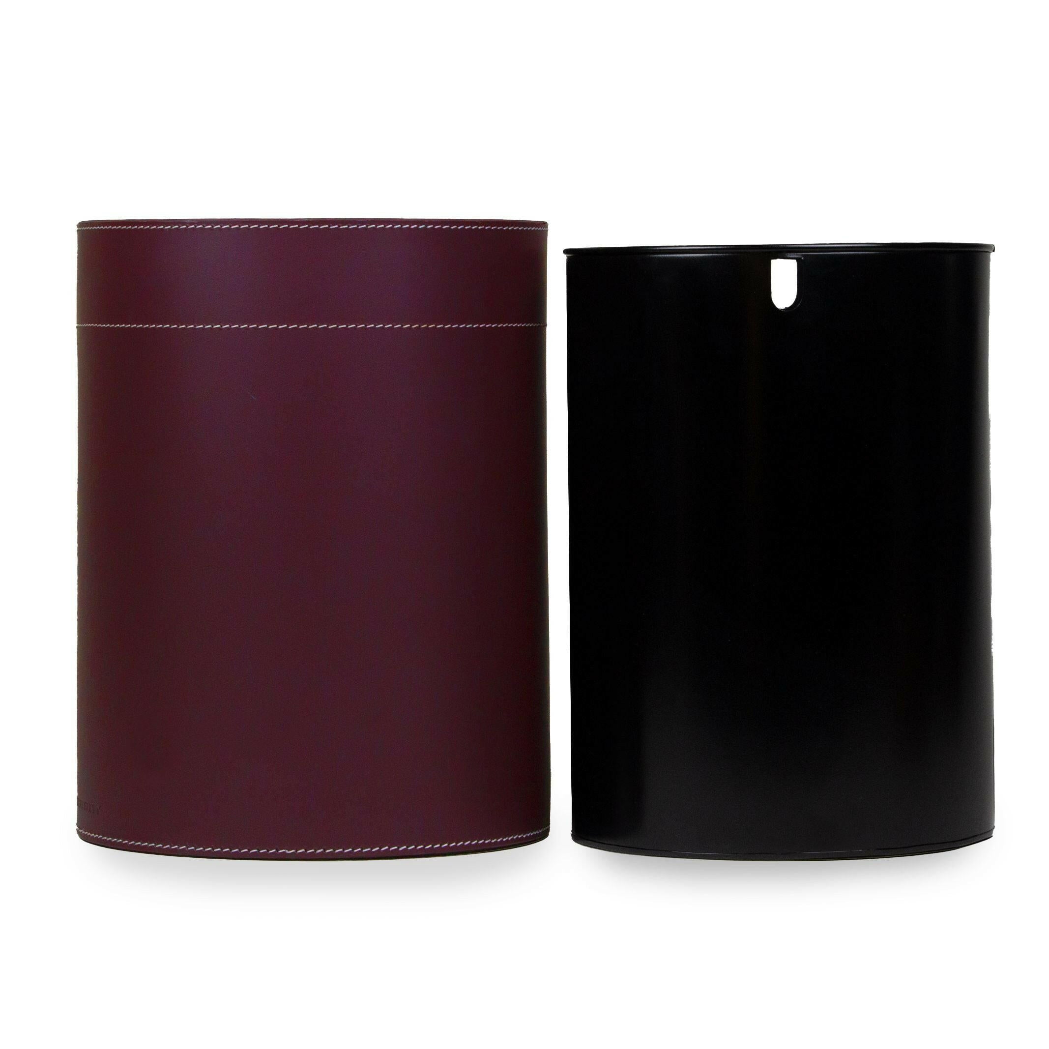 Modella Round Waste Basket Bordeaux