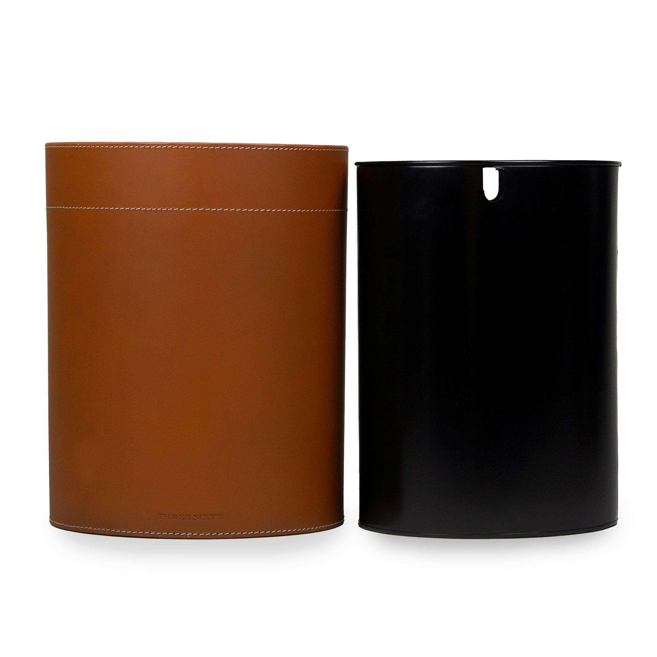 Modella Round Waste Basket Cognac