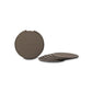 Round Coasters Set Of 6 Taupe
