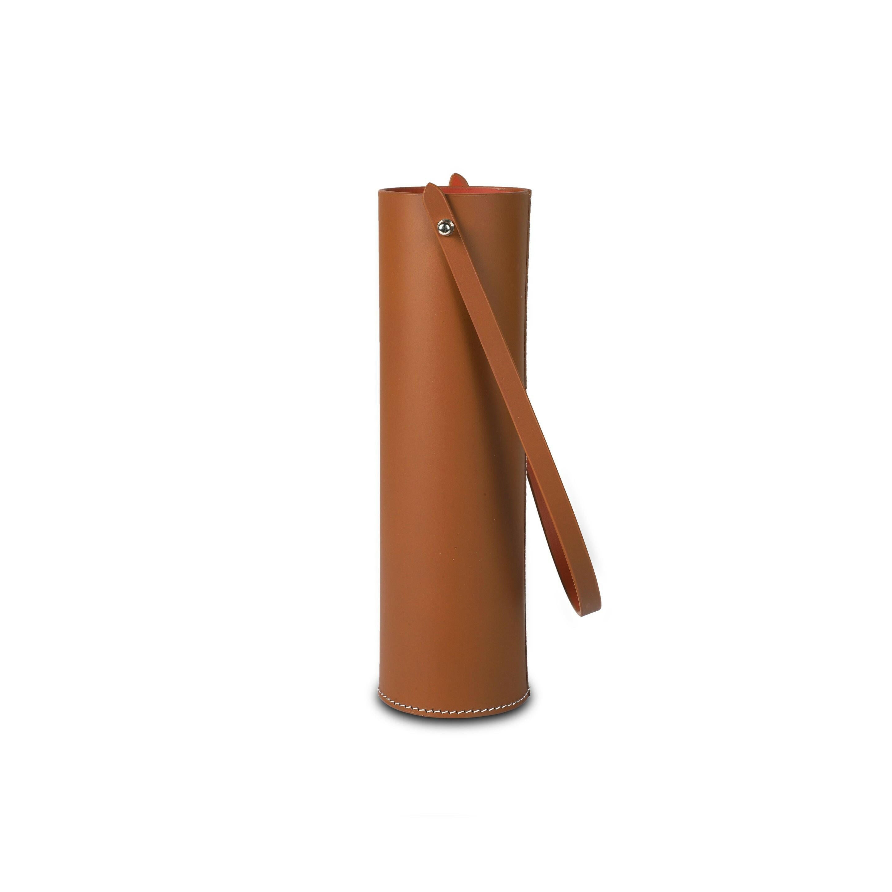 Modella Tall Single Wine Bottle Holder Cognac