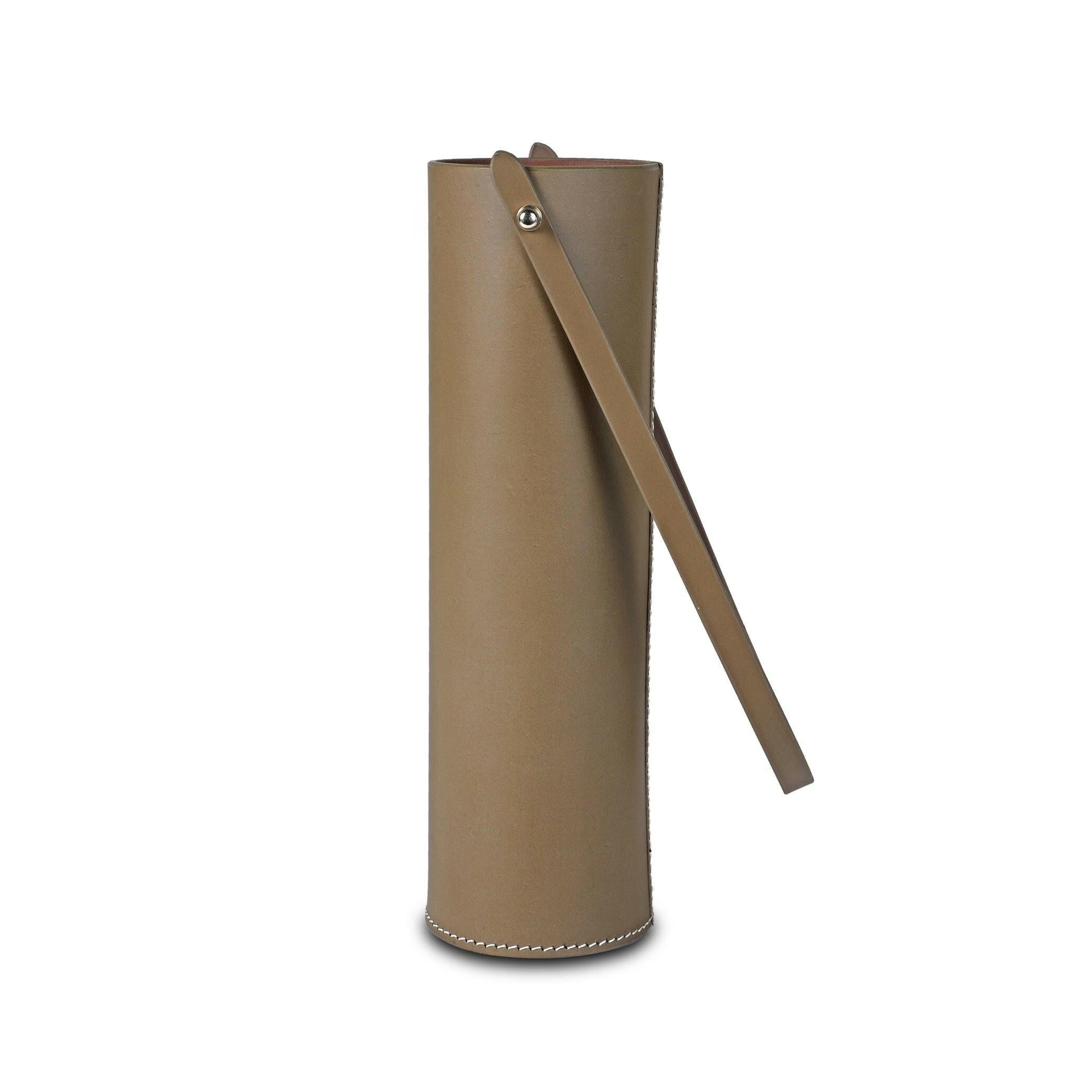 Modella Tall Single Wine Bottle Holder Taupe