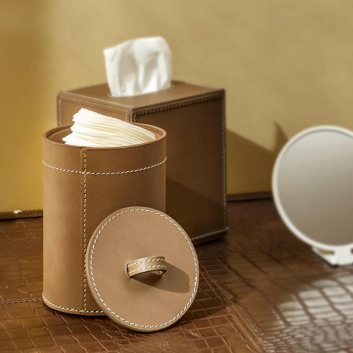 Modella Multi Storage Box With Lid Taupe