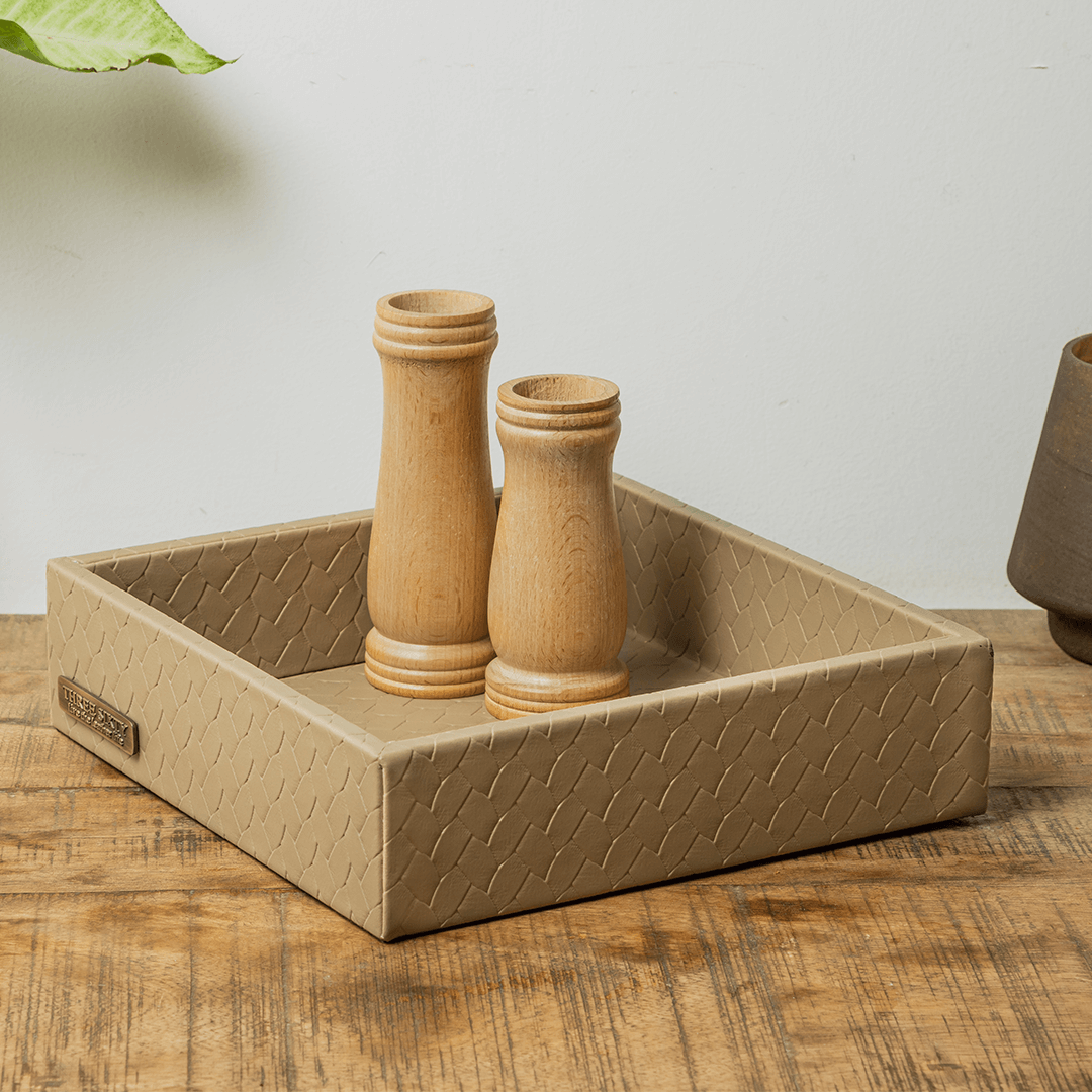 Entwine Small Tray Beige