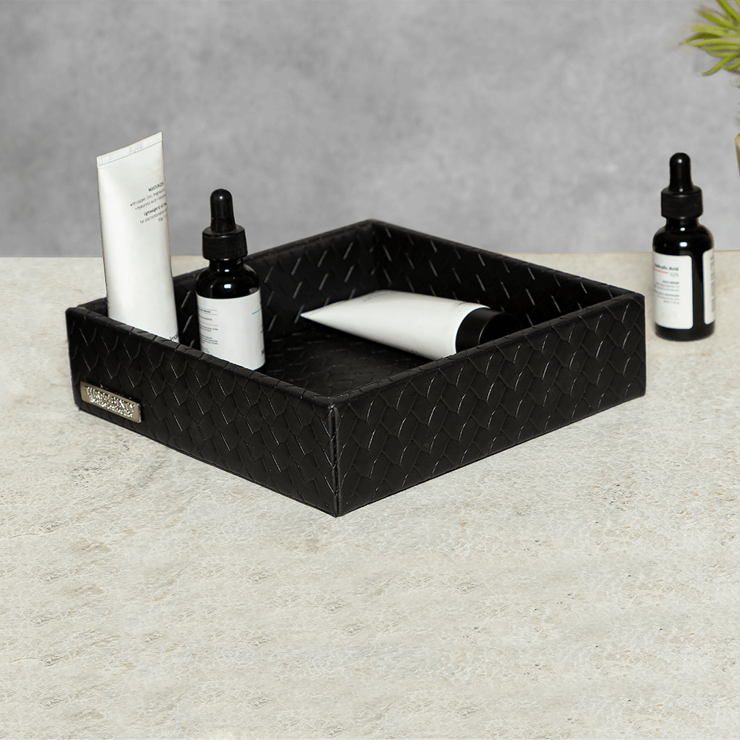 Entwine Small Tray Black