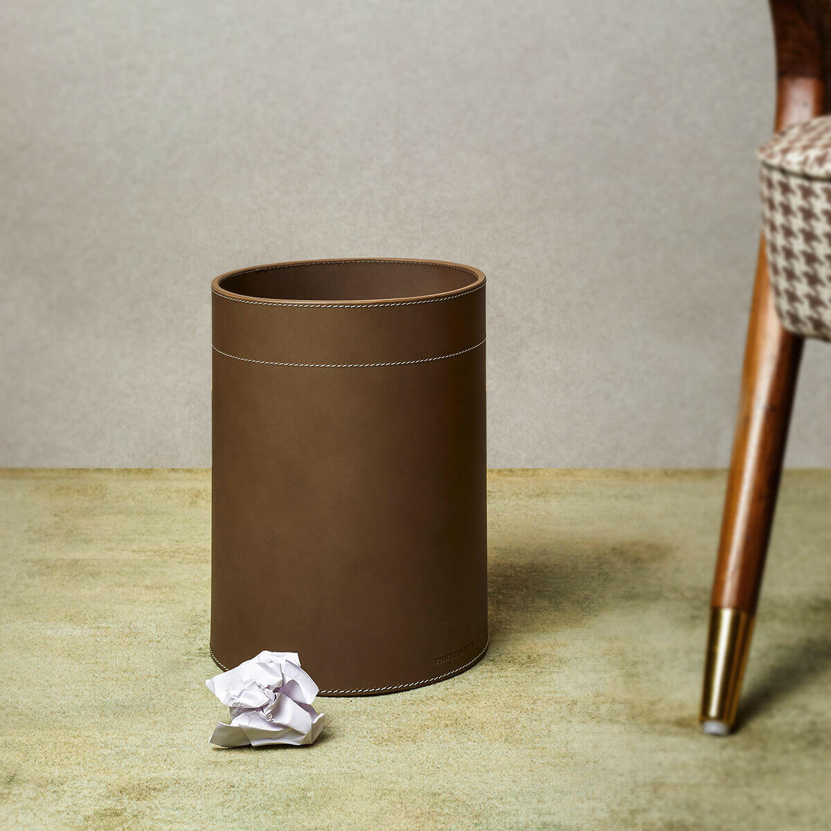 Modella Round Waste Basket Taupe