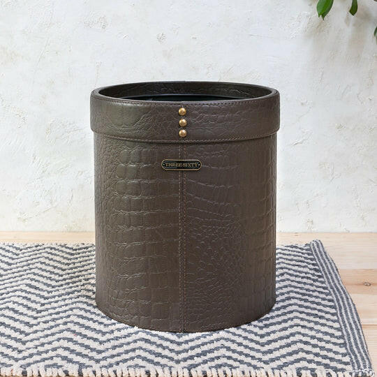 Eden Organiser, Waste Bin & Tissue Box Set Brown