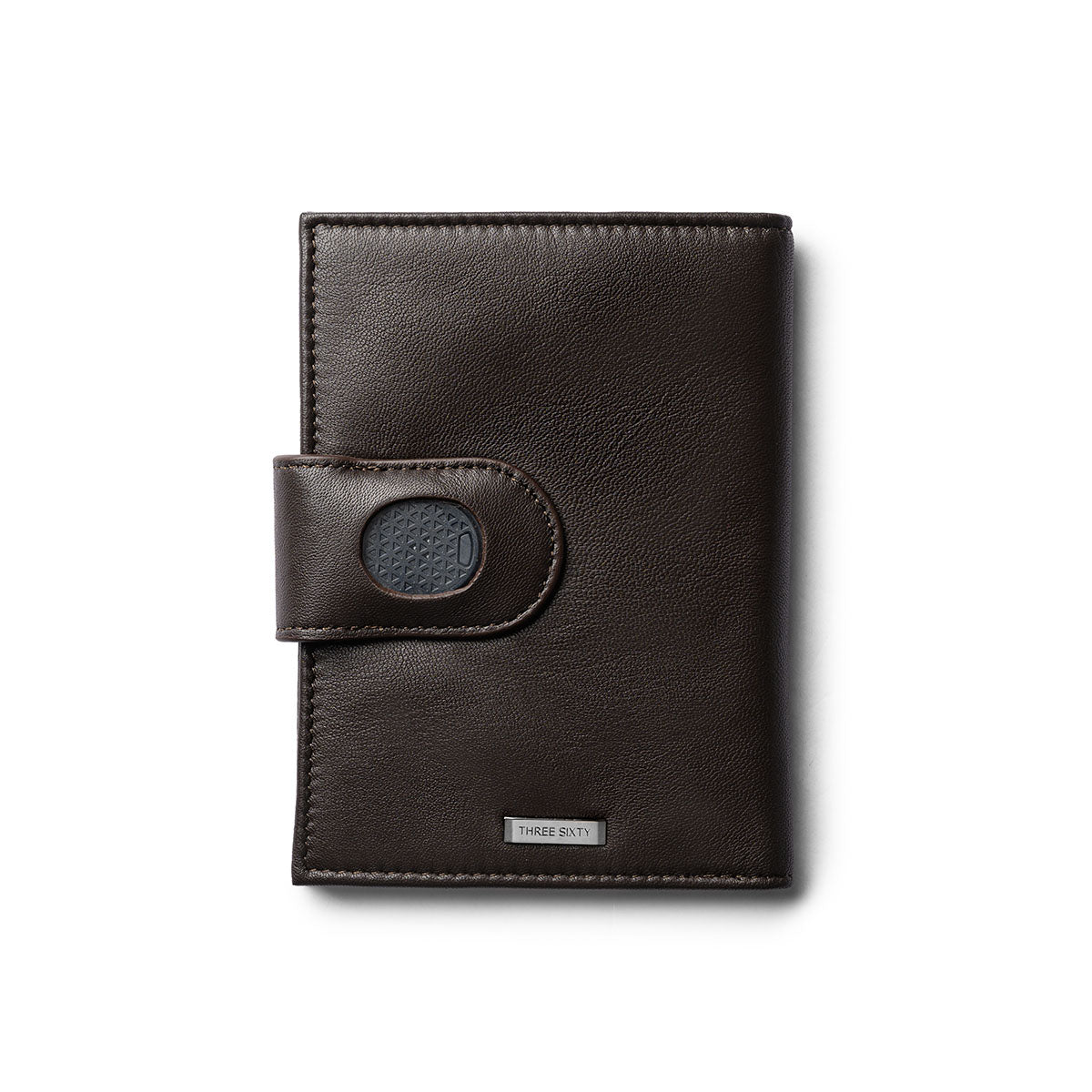 Orbit Smart Passport Holder Bi-Fold Brown
