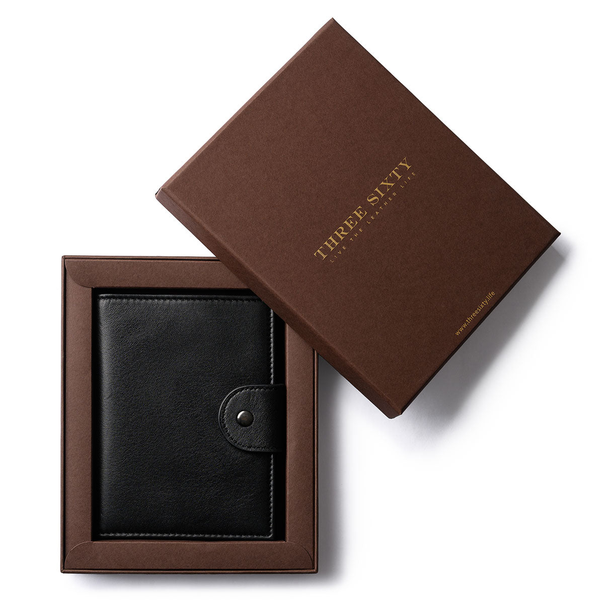 Orbit Smart Passport Holder Bi-Fold Black