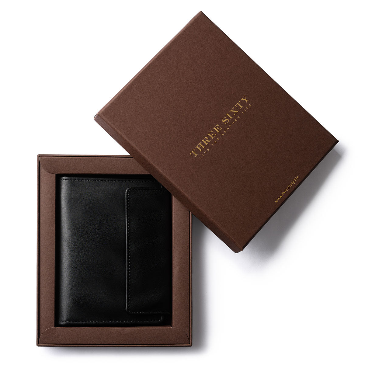 Orbit Smart Passport Holder Tri-Fold Black