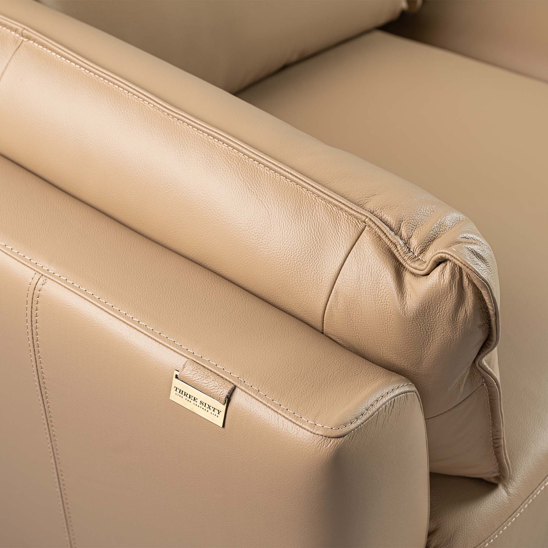 Aara London Studio Two Seater Sofa Taupe