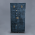 Artemis Croco Tall Leather Bar Blue