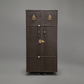 Artemis Croco Tall Leather Bar Brown