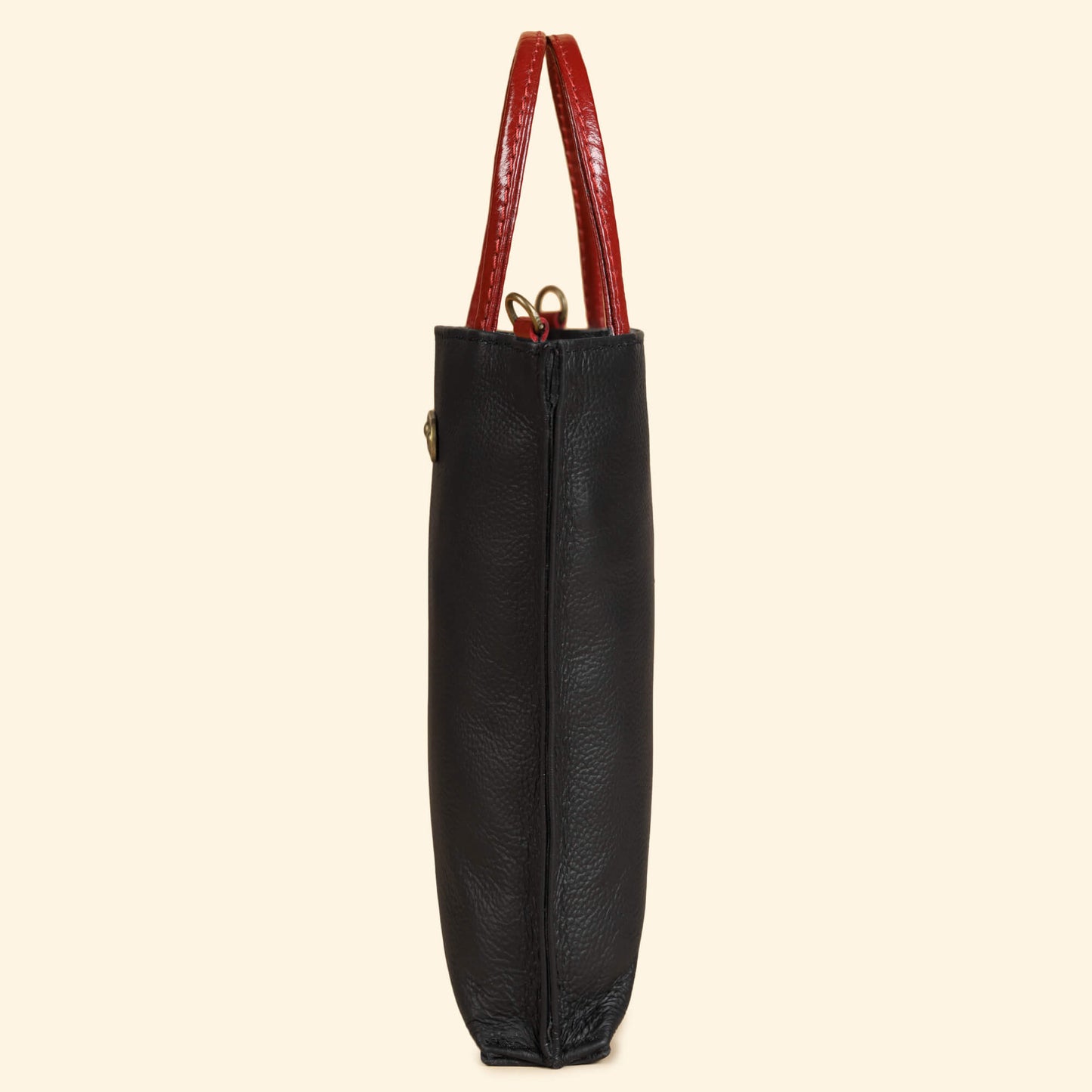 Auna Sling Bag- Genuine Waxy Leather Black