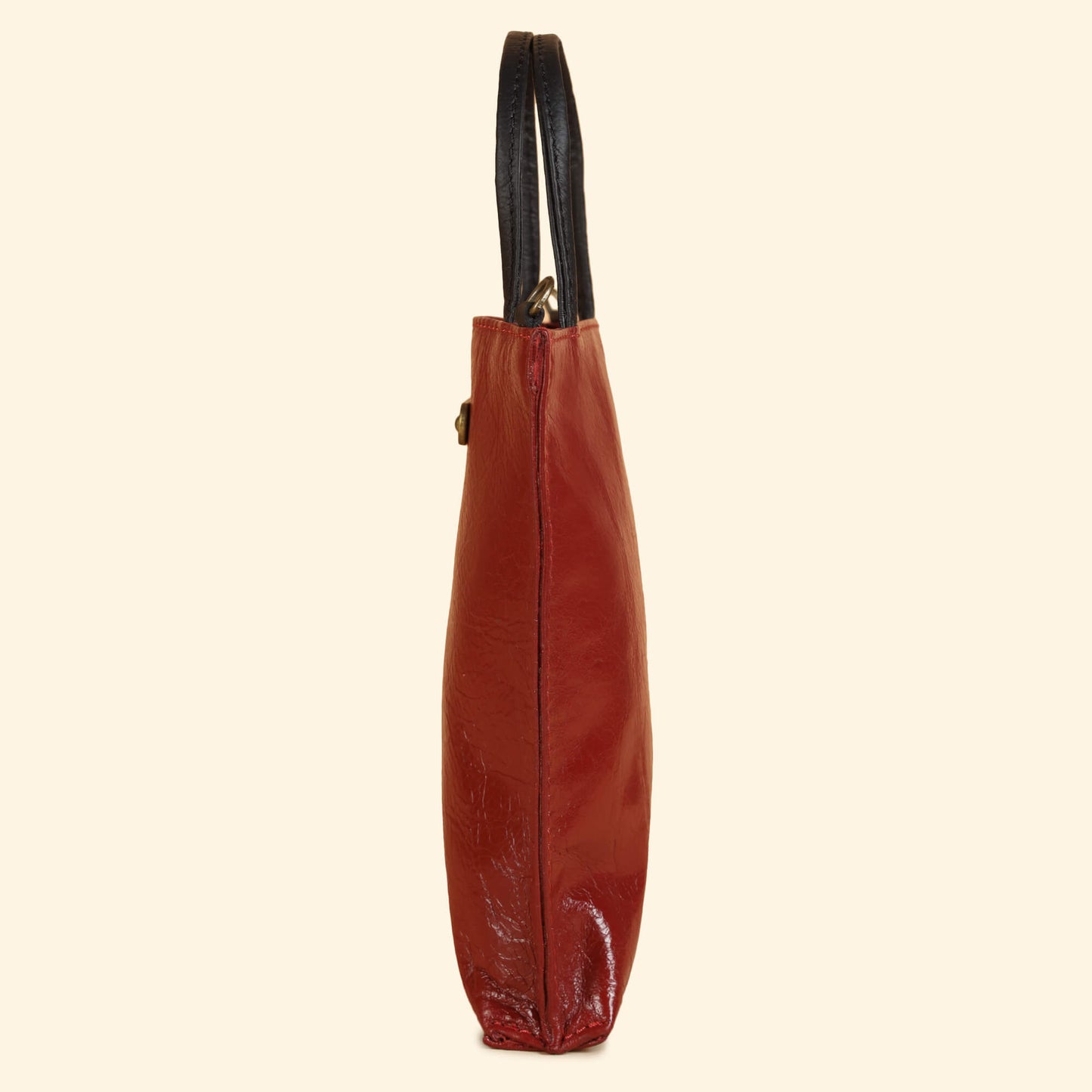 Auna Sling Bag- Genuine Waxy Leather Red