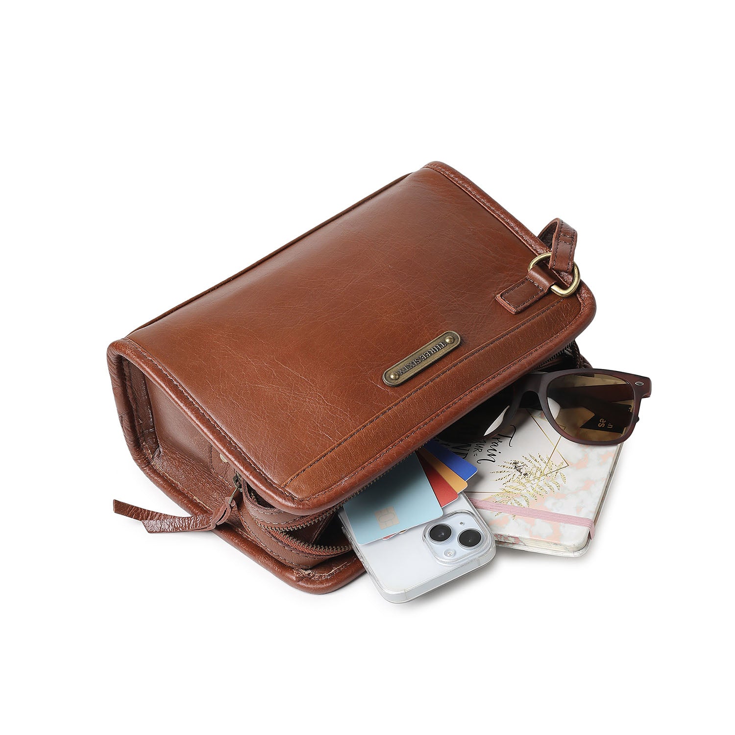 Baxter Dopp Kit Cognac