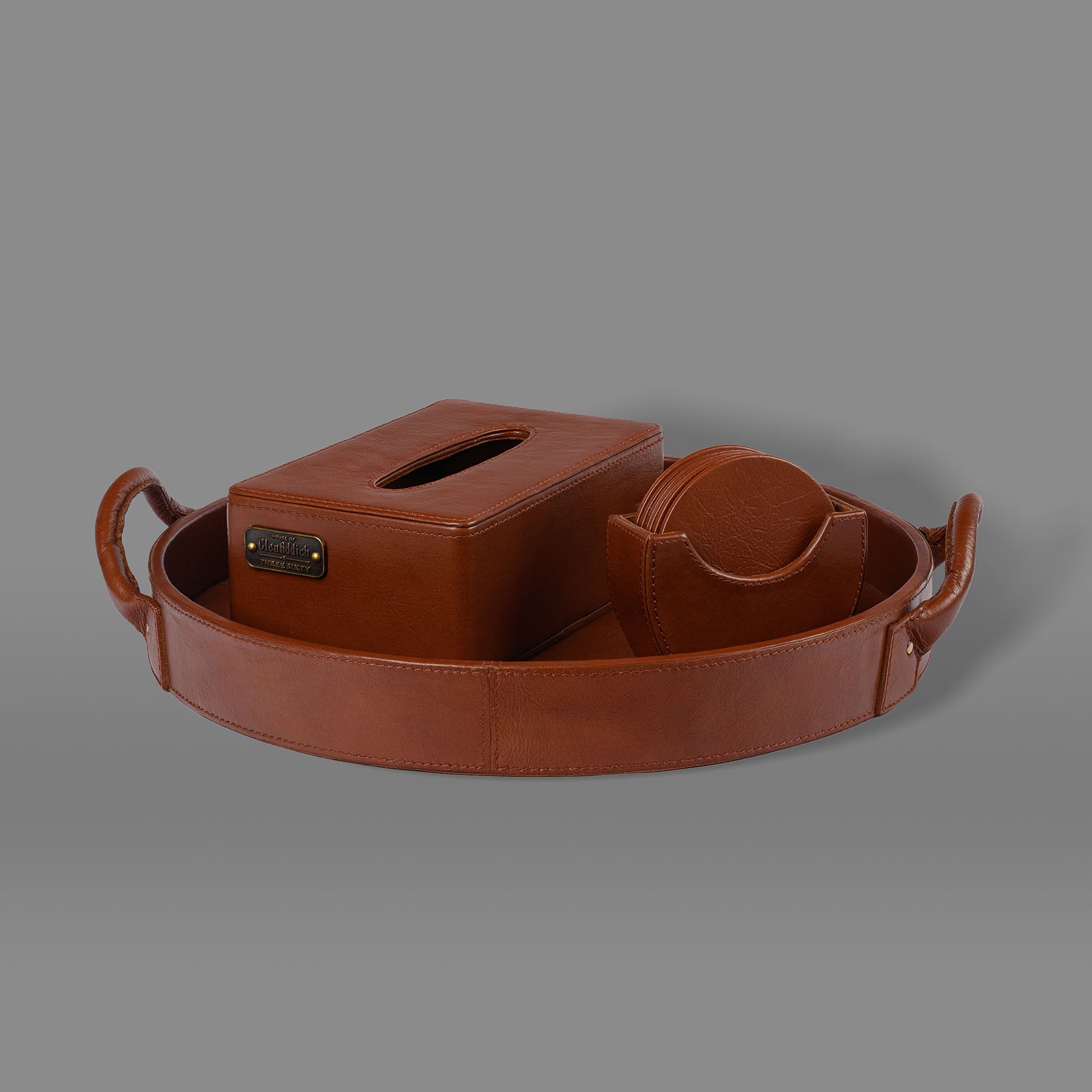 Casa Trio Set Waxy Cognac