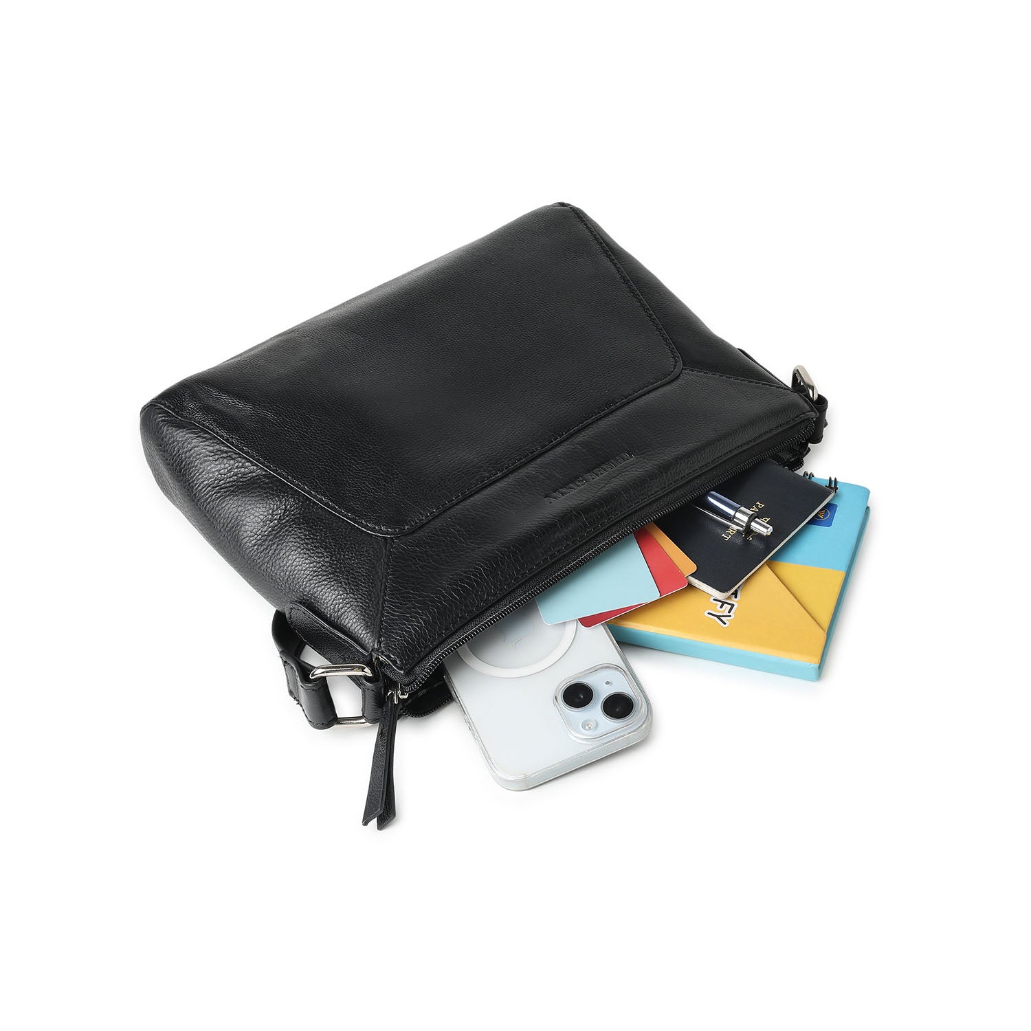 Chelsea Messenger Bag Black