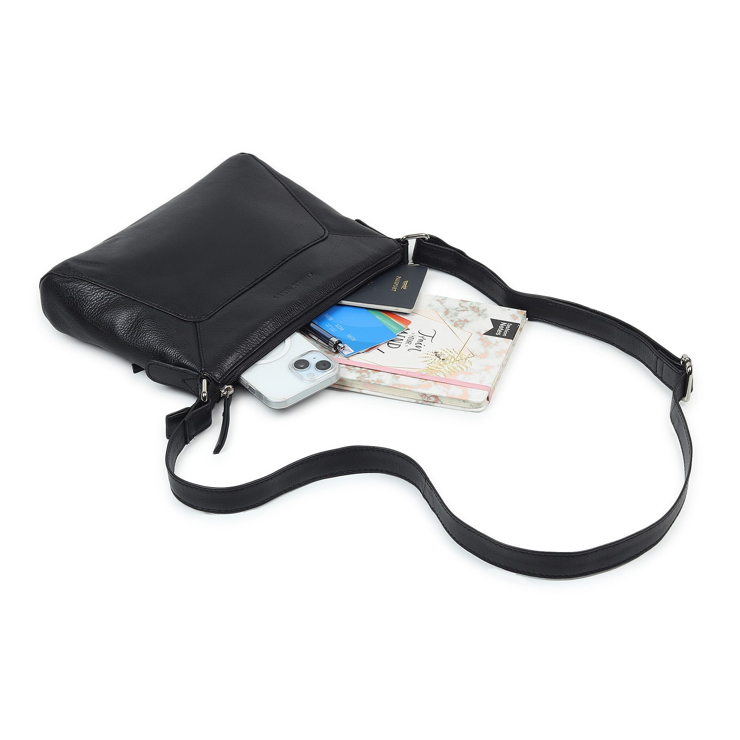 Chelsea Messenger Bag Black