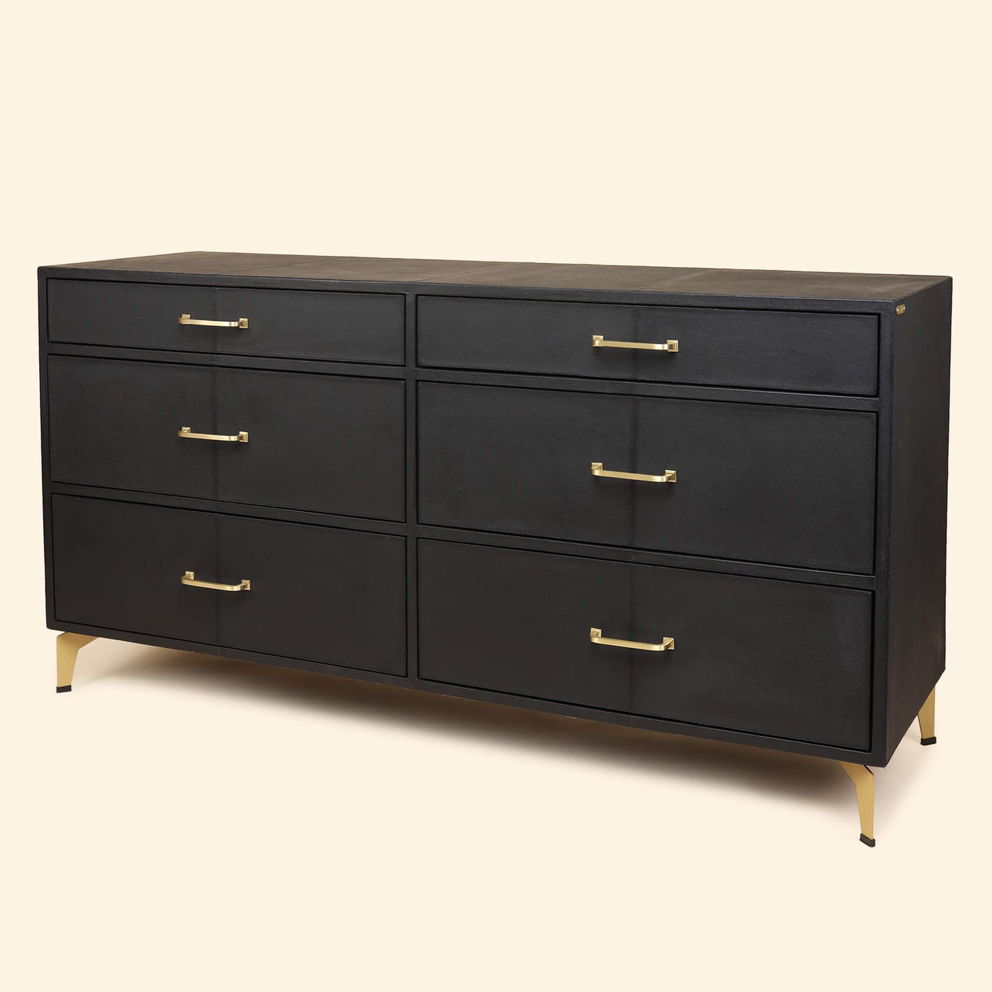 Chest of Six Drawers - Black